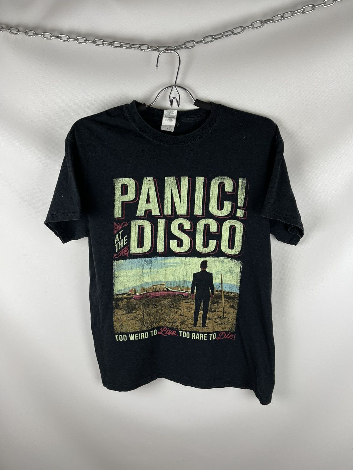 Band Tees Gildan Panic! Disco too weird to live, too rare to die band Size US M / EU 48-50 / 2 - 2 Thumbnail