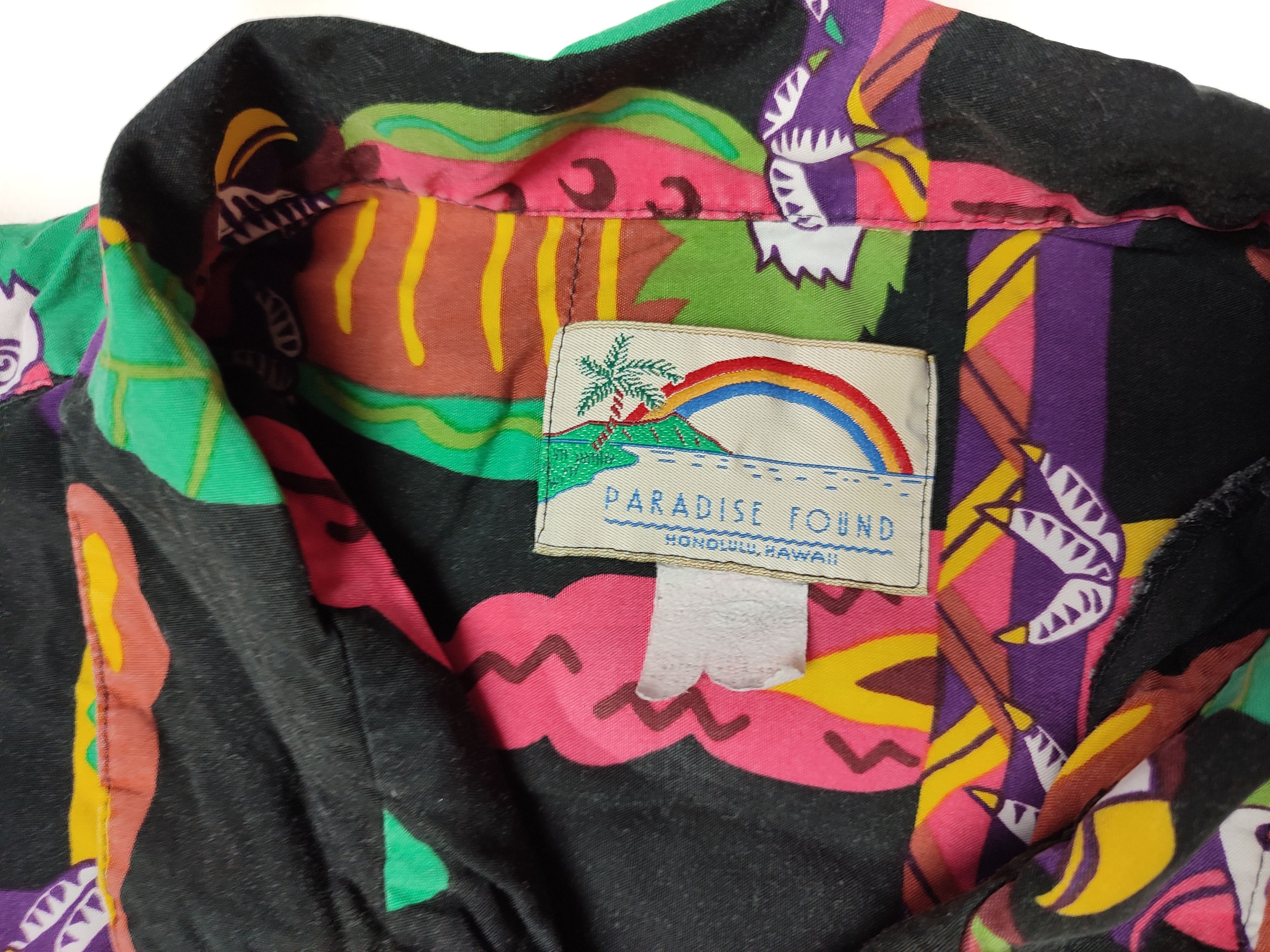 Vintage Vintage Paradise Found Hawaiian Parrots Shirt Size US XL / EU 56 / 4 - 3 Thumbnail
