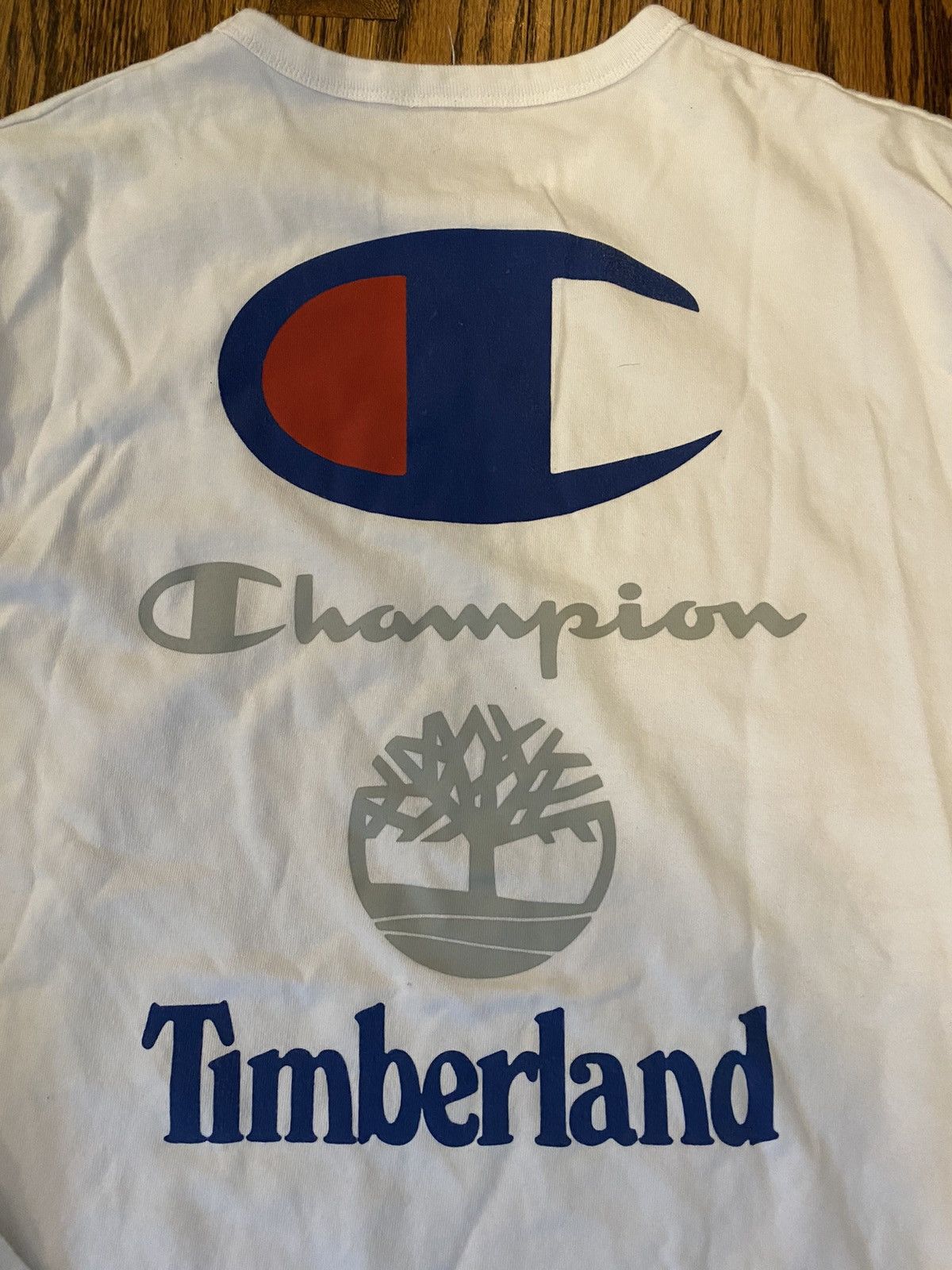 Champion Timberland Champion and timberland collaboration long sleeve T shirt Grailed