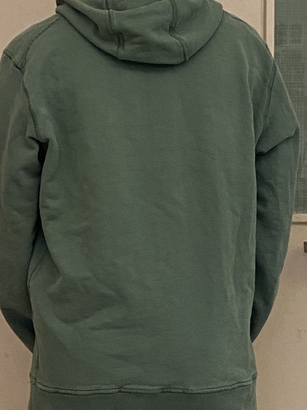 Stone Island Stone Island Logo Patch Drawstring Hoodie Musk Green Size US S / EU 44-46 / 1 - 3 Thumbnail