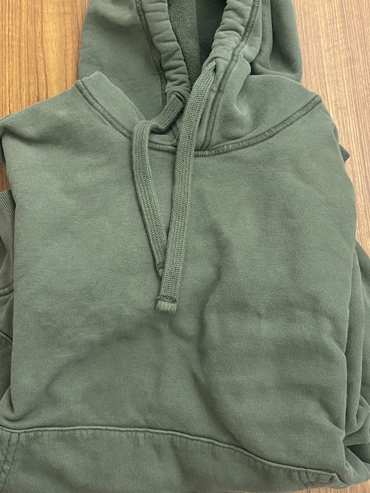 Stone Island Stone Island Logo Patch Drawstring Hoodie Musk Green Size US S / EU 44-46 / 1 - 4 Thumbnail