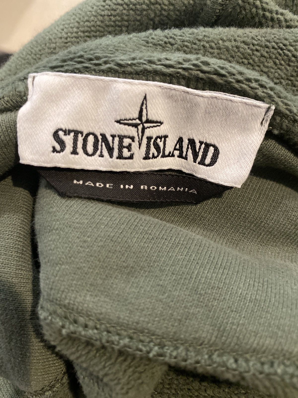 Stone Island Stone Island Logo Patch Drawstring Hoodie Musk Green Size US S / EU 44-46 / 1 - 8 Thumbnail