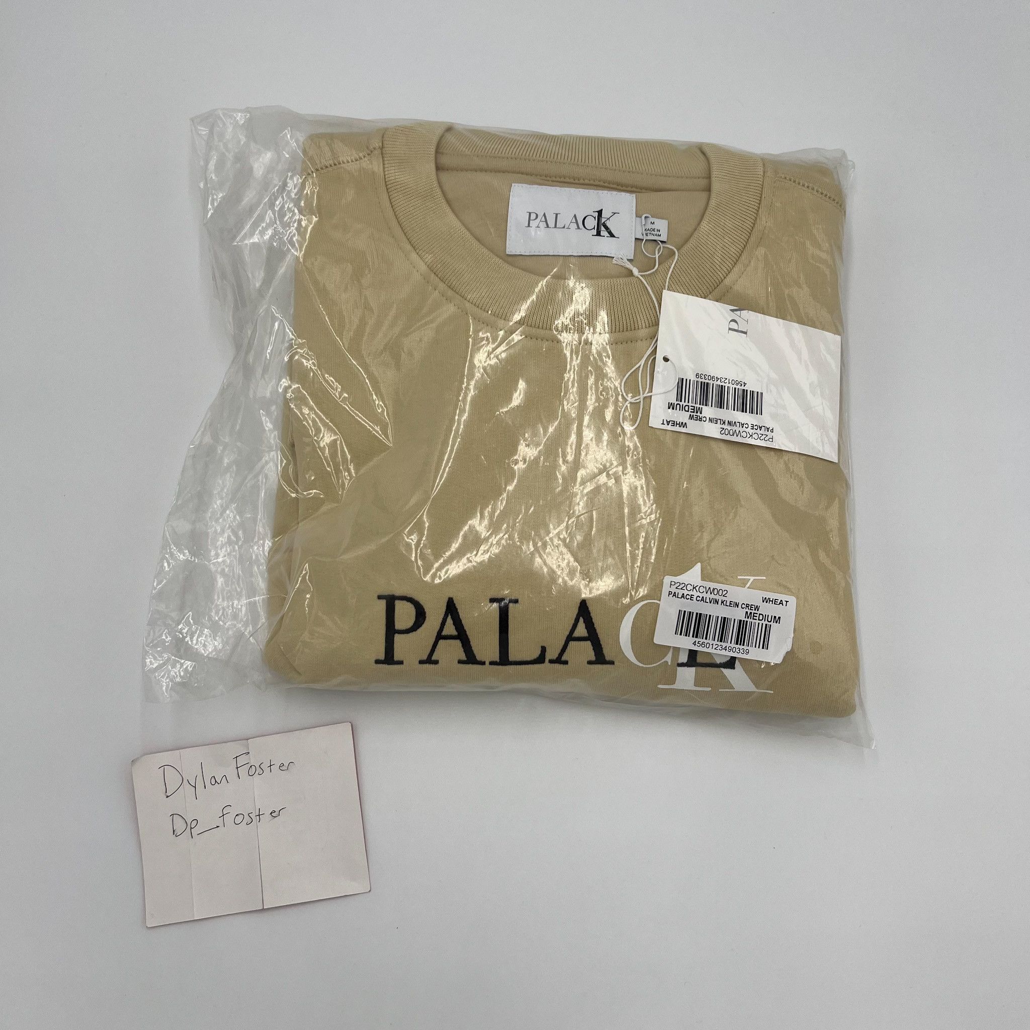 Calvin Klein × Palace Palace X Calvin Klein CK1 Crew Wheat • M Size US M / EU 48-50 / 2 - 5 Thumbnail