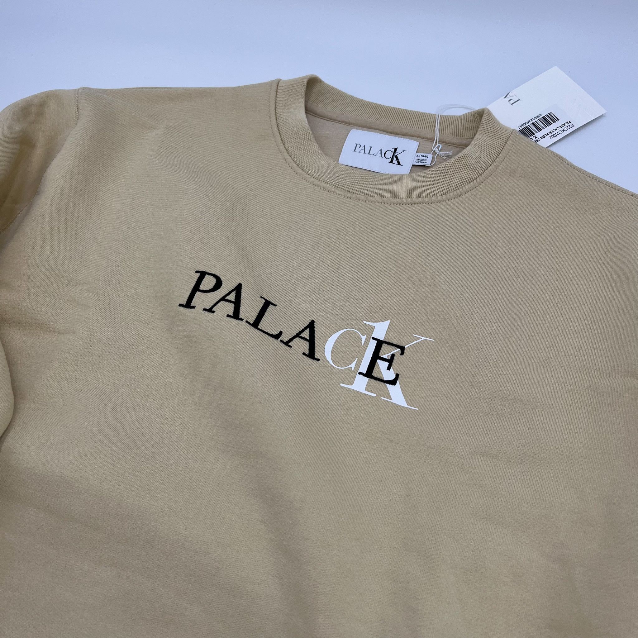 Calvin Klein × Palace Palace X Calvin Klein CK1 Crew Wheat • M Size US M / EU 48-50 / 2 - 4 Thumbnail