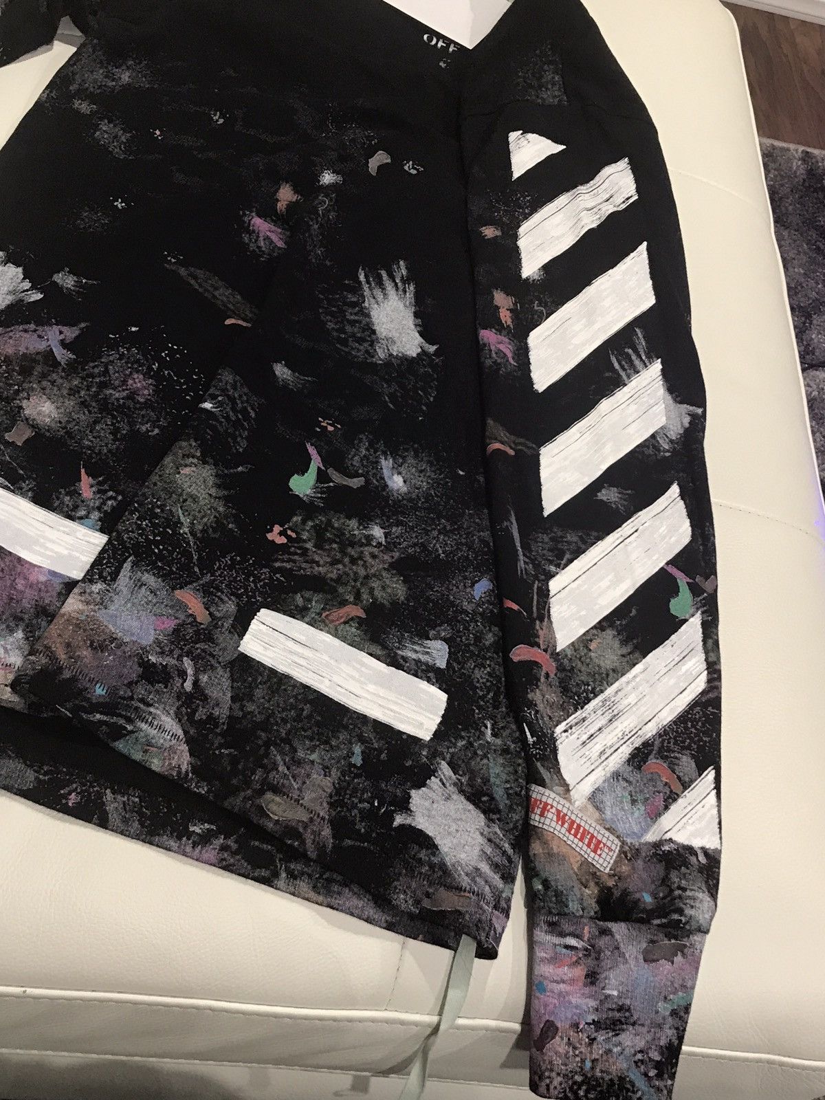 Off-White OFF-WHITE GALAXY LONG-SLEEVE TEE Size US S / EU 44-46 / 1 - 2 Thumbnail
