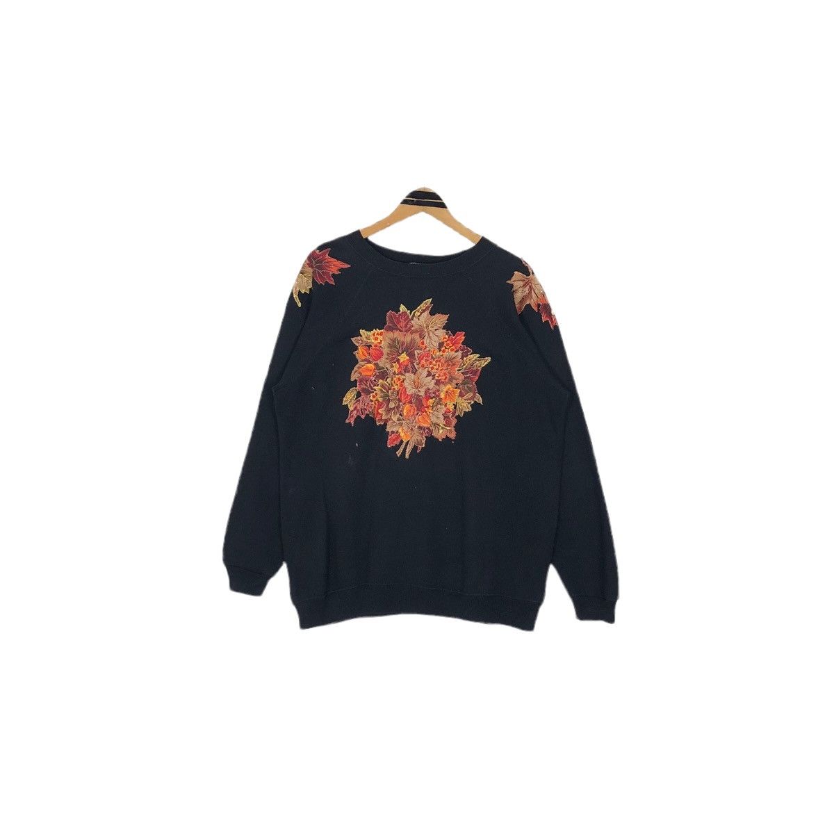 Hanes Vintage Floral Crewneck Sweatshirt Hanes Her Way Size US L / EU 52-54 / 3 - 2 Thumbnail