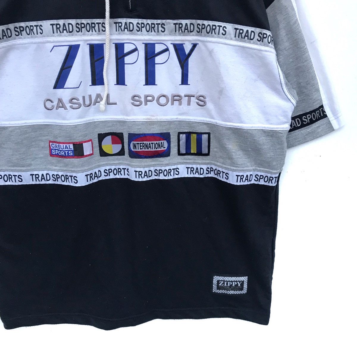 Japanese Brand Vintage Zippy Sport Embroidery Spellout HalfZip Shirt Size US M / EU 48-50 / 2 - 4 Thumbnail