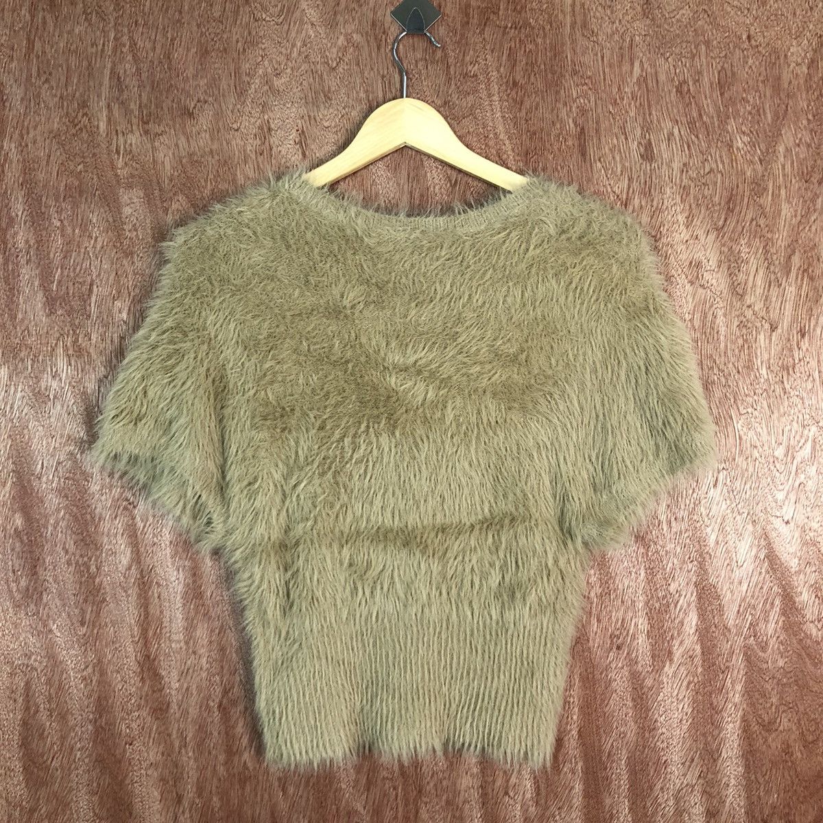 Homespun Knitwear × Japanese Brand Pou dou dou Brown Mohair Shag Shaggy Knitwear Size US XS / EU 42 / 0 - 6 Thumbnail