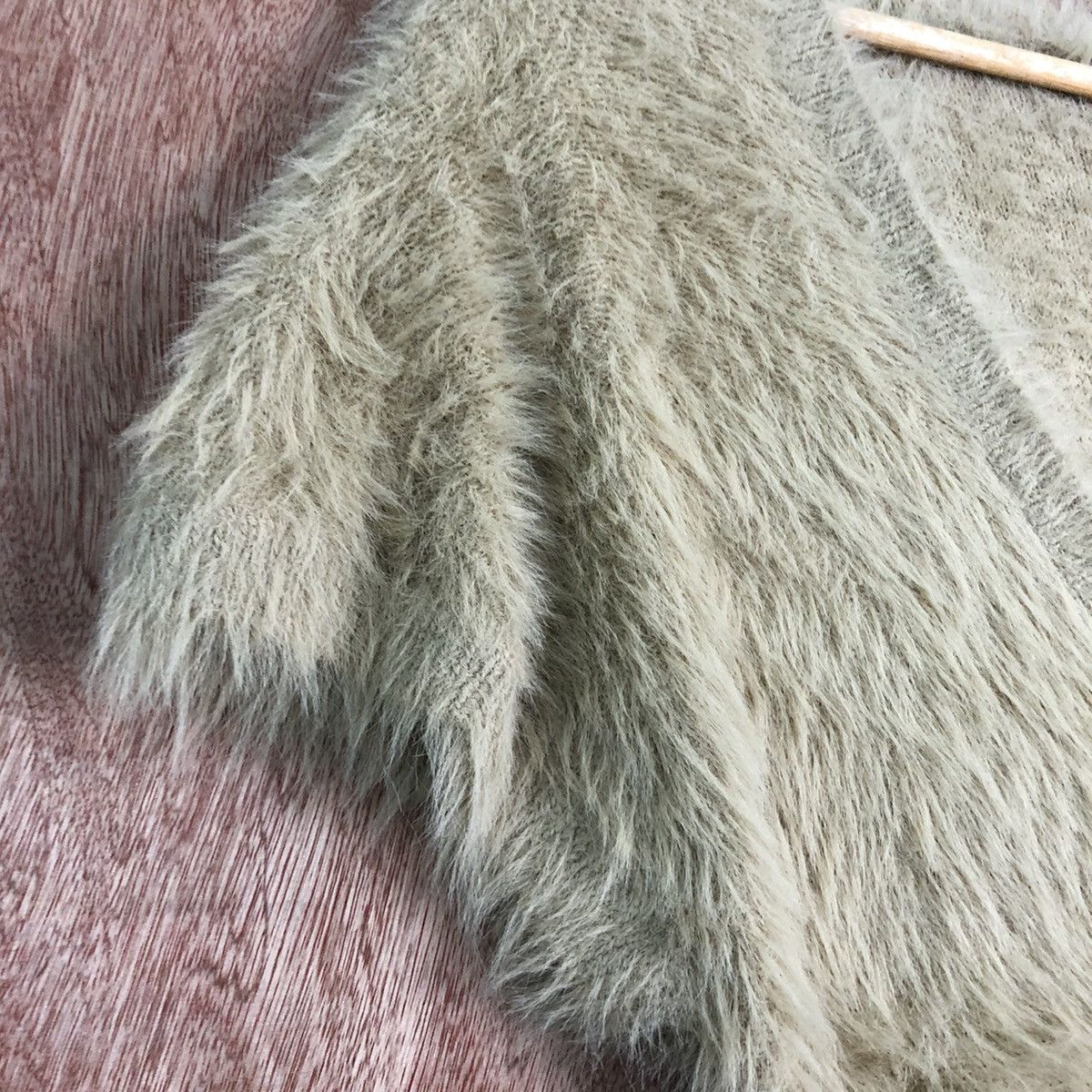 Homespun Knitwear × Japanese Brand Pou dou dou Brown Mohair Shag Shaggy Knitwear Size US XS / EU 42 / 0 - 5 Thumbnail