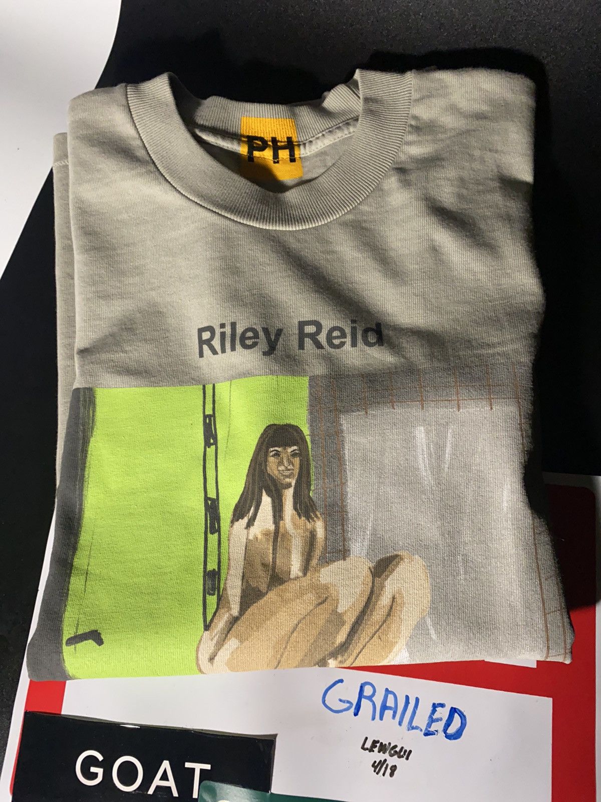 Kanye West Yeezy Riley Reid Graphic Long sleeve Sweatshirt Grailed