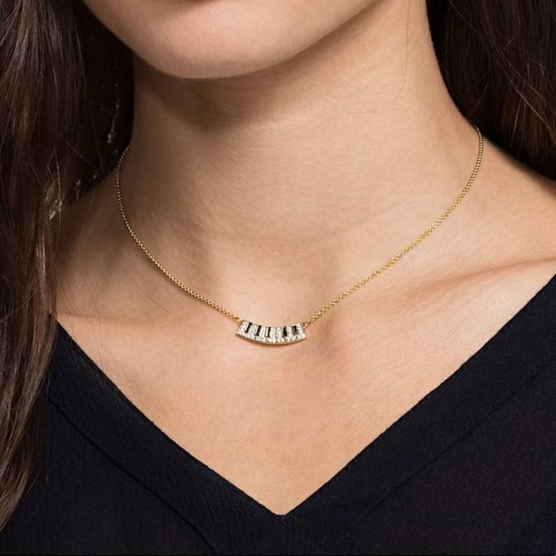 Piano necklace swarovski store