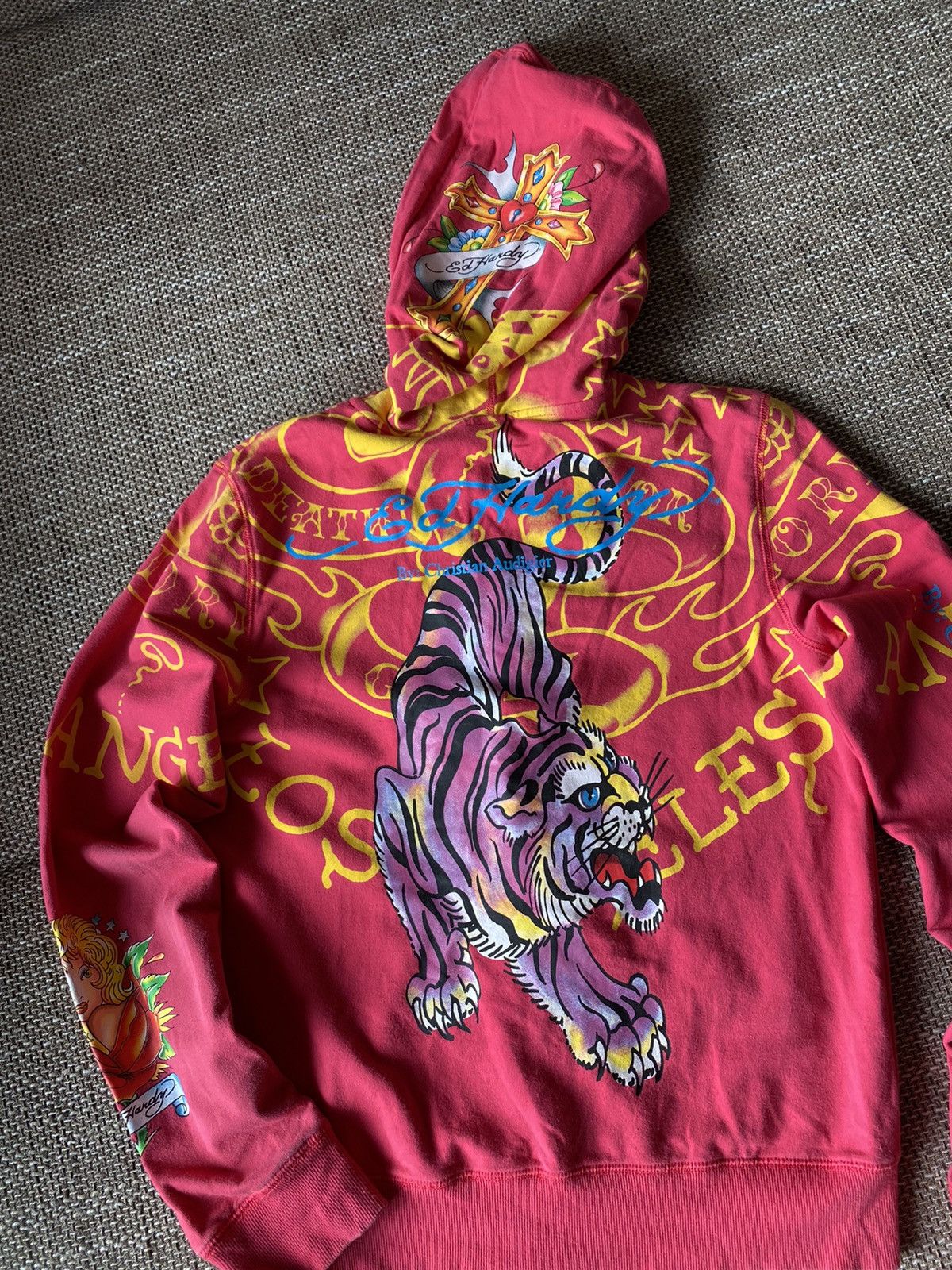 Christian Audigier Ed Hardy Vintage Zipped Hoodie Size US S / EU 44-46 / 1 - 2 Thumbnail