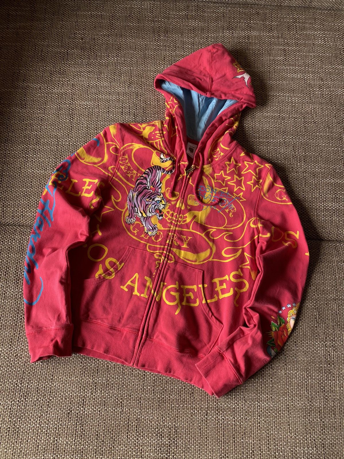 Christian Audigier Ed Hardy Vintage Zipped Hoodie Size US S / EU 44-46 / 1 - 8 Thumbnail