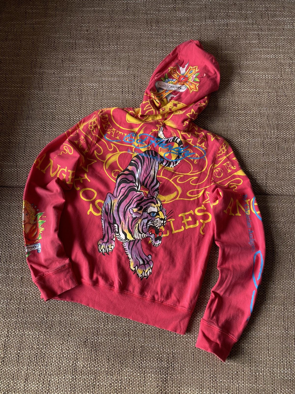 Christian Audigier Ed Hardy Vintage Zipped Hoodie Size US S / EU 44-46 / 1 - 1 Thumbnail