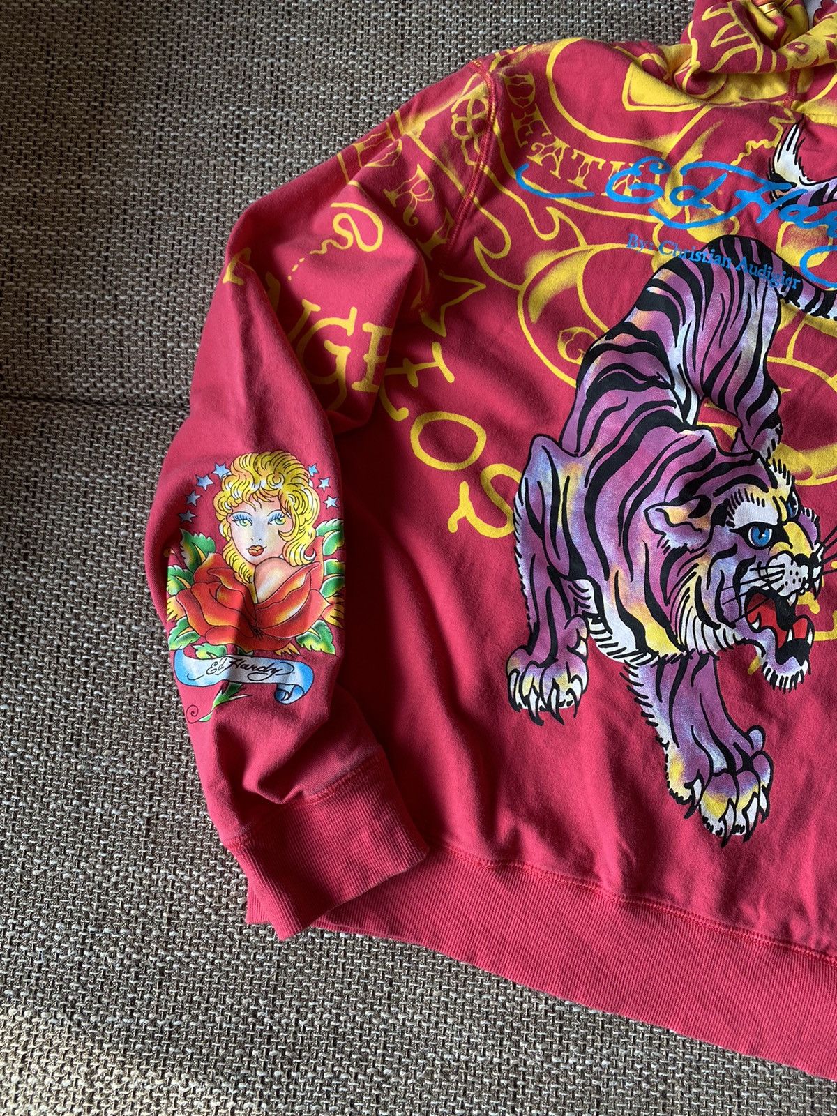 Christian Audigier Ed Hardy Vintage Zipped Hoodie Size US S / EU 44-46 / 1 - 6 Thumbnail
