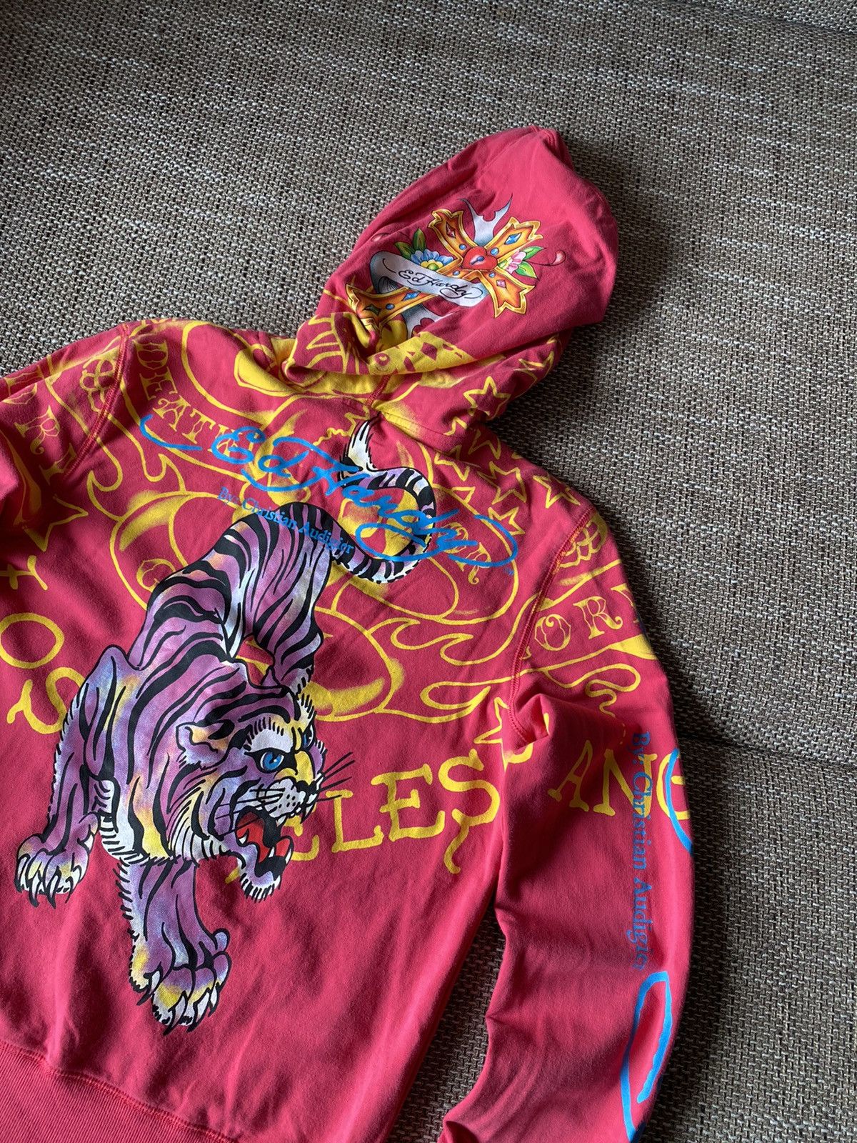 Christian Audigier Ed Hardy Vintage Zipped Hoodie Size US S / EU 44-46 / 1 - 3 Thumbnail