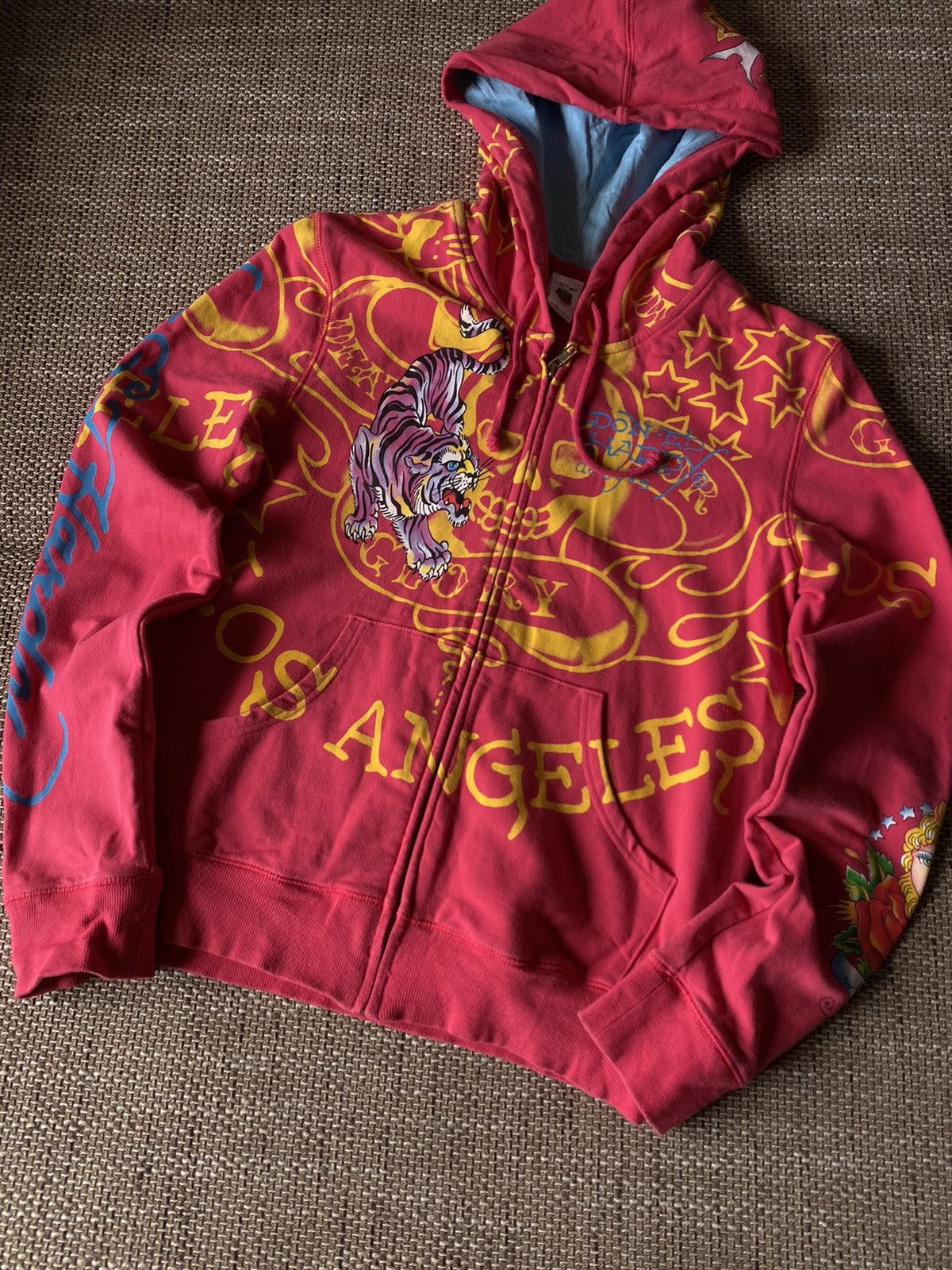 Christian Audigier Ed Hardy Vintage Zipped Hoodie Size US S / EU 44-46 / 1 - 9 Thumbnail