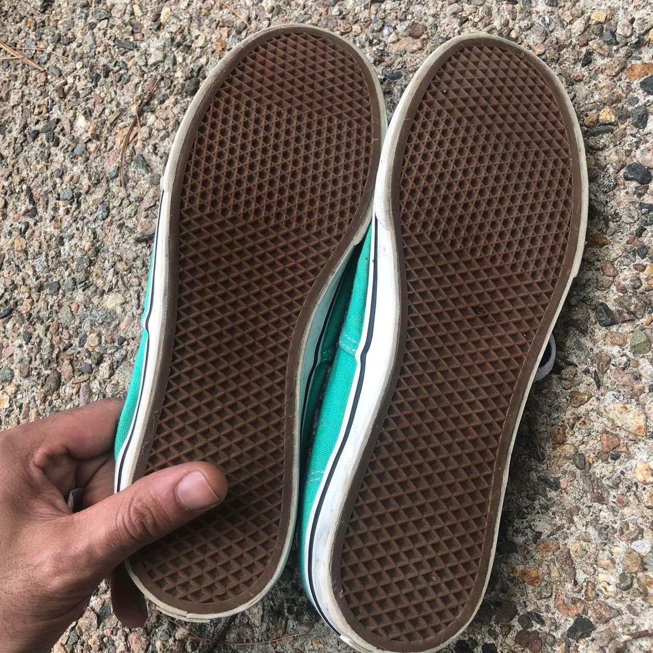 Vans Vans Authentic Shoe aqua green Skater Men s 7.5 women s 9 Grailed