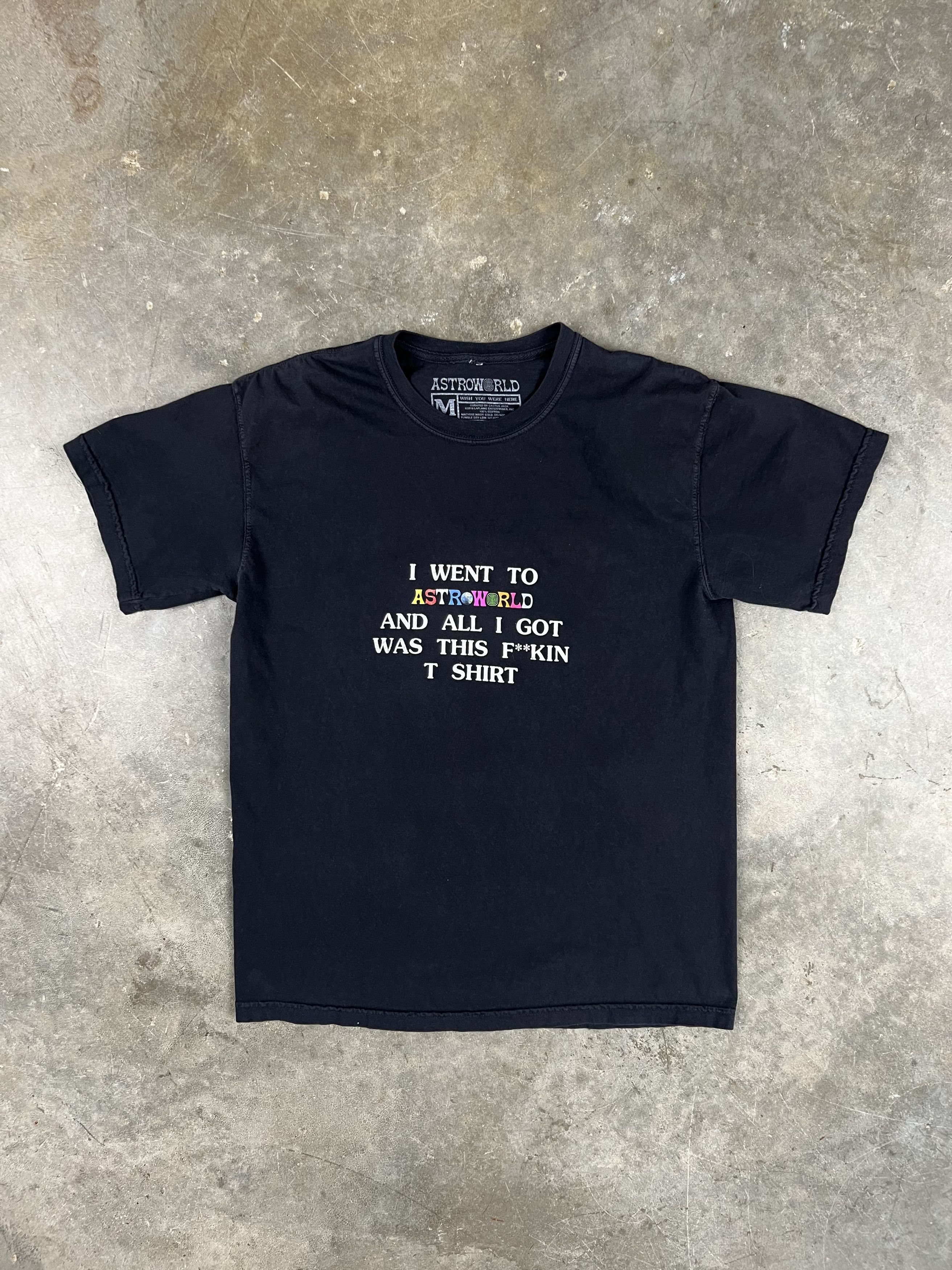 Travis Scott Travis Scott Astroworld “I Went And All I Got” Black Medium Size US M / EU 48-50 / 2 - 1 Thumbnail