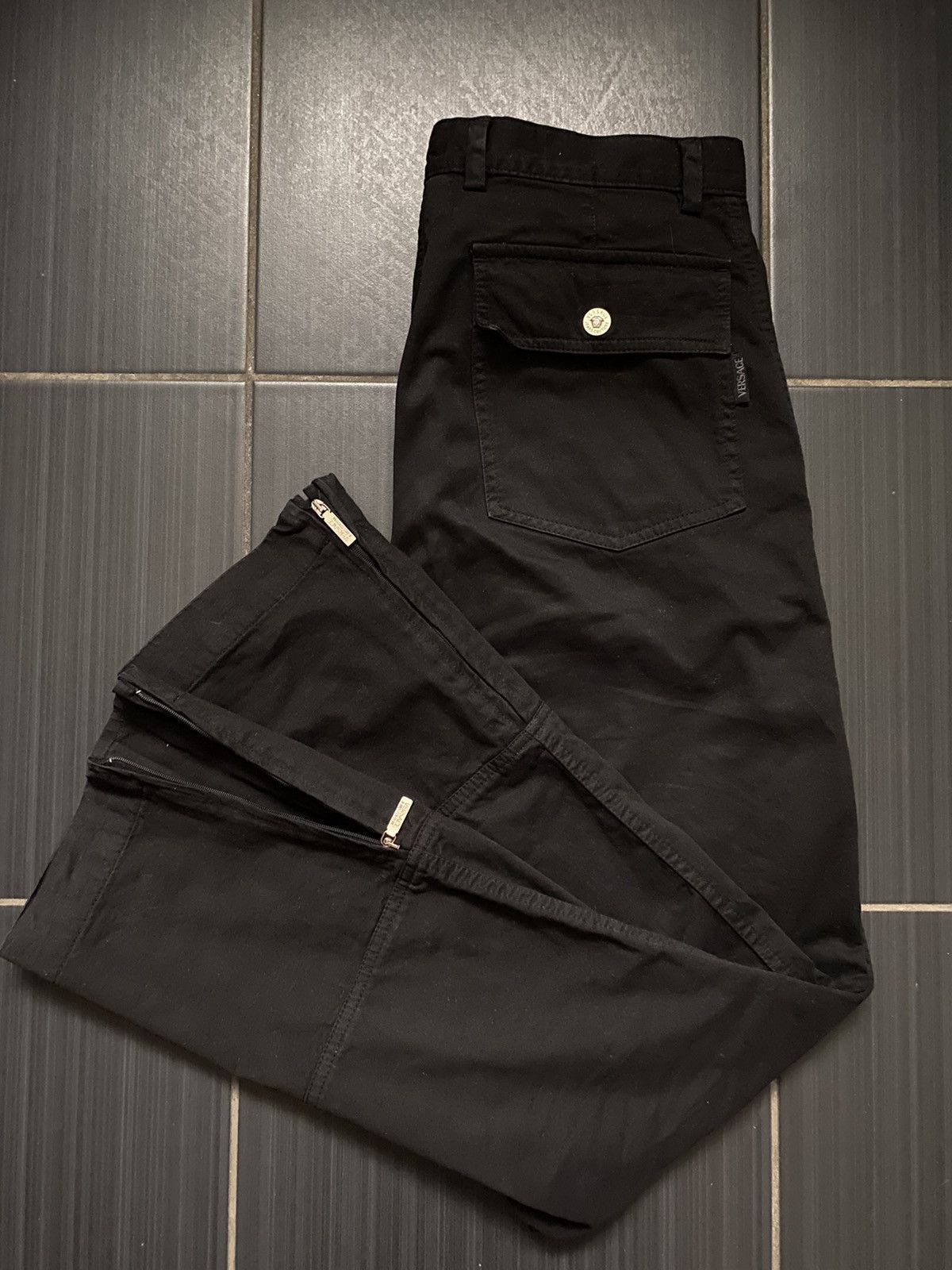 Versace Jeans Couture × Vintage Versace Jeans Couture trousers Size US 32 / EU 48 - 1 Thumbnail