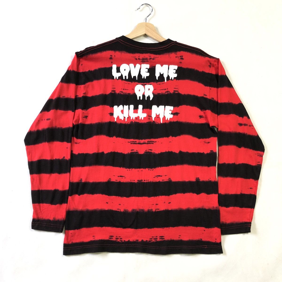 Japanese Brand Smiley Joker Face Tie Dye Stripes Mob Squad Shirt Size US M / EU 48-50 / 2 - 2 Thumbnail