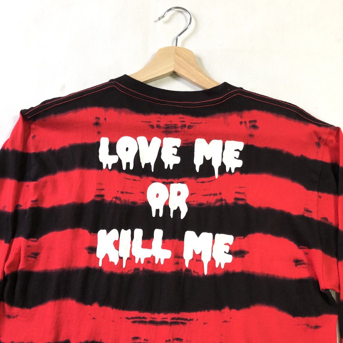 Japanese Brand Smiley Joker Face Tie Dye Stripes Mob Squad Shirt Size US M / EU 48-50 / 2 - 6 Thumbnail
