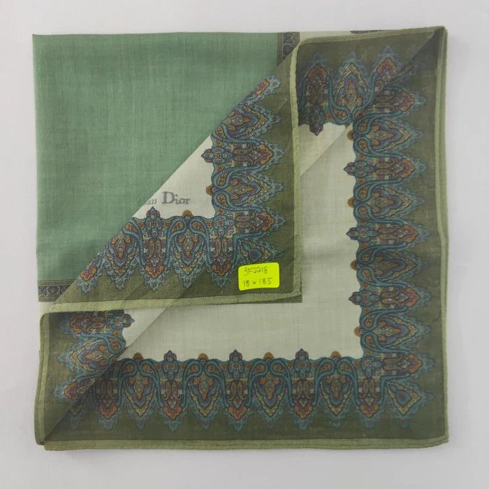 Christian Dior Monsieur × Vintage CD Handkerchief/ Neckerchief/ Bandana - 3F2218 Size ONE SIZE - 2 Thumbnail