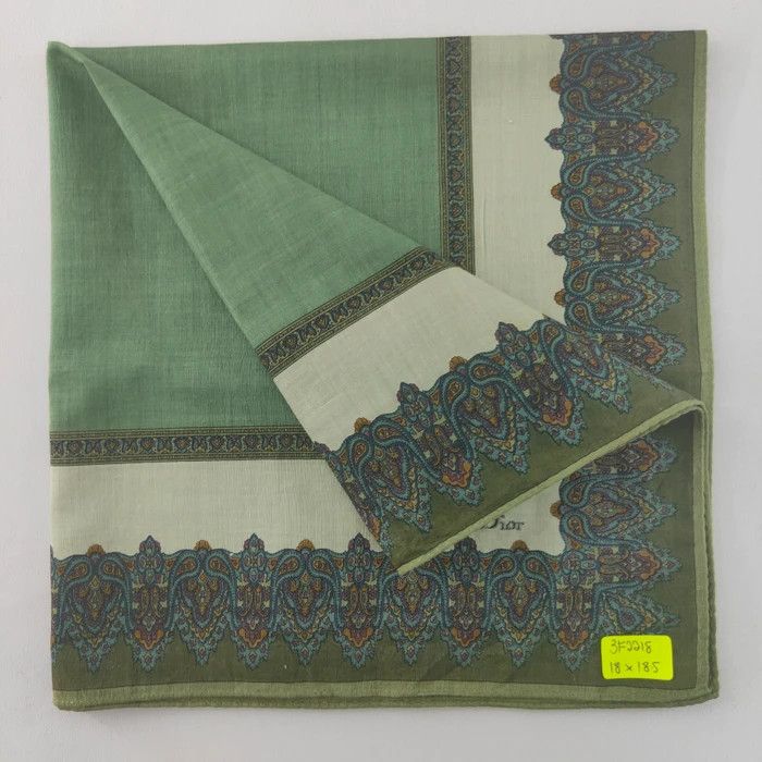 Christian Dior Monsieur × Vintage CD Handkerchief/ Neckerchief/ Bandana - 3F2218 Size ONE SIZE - 1 Thumbnail
