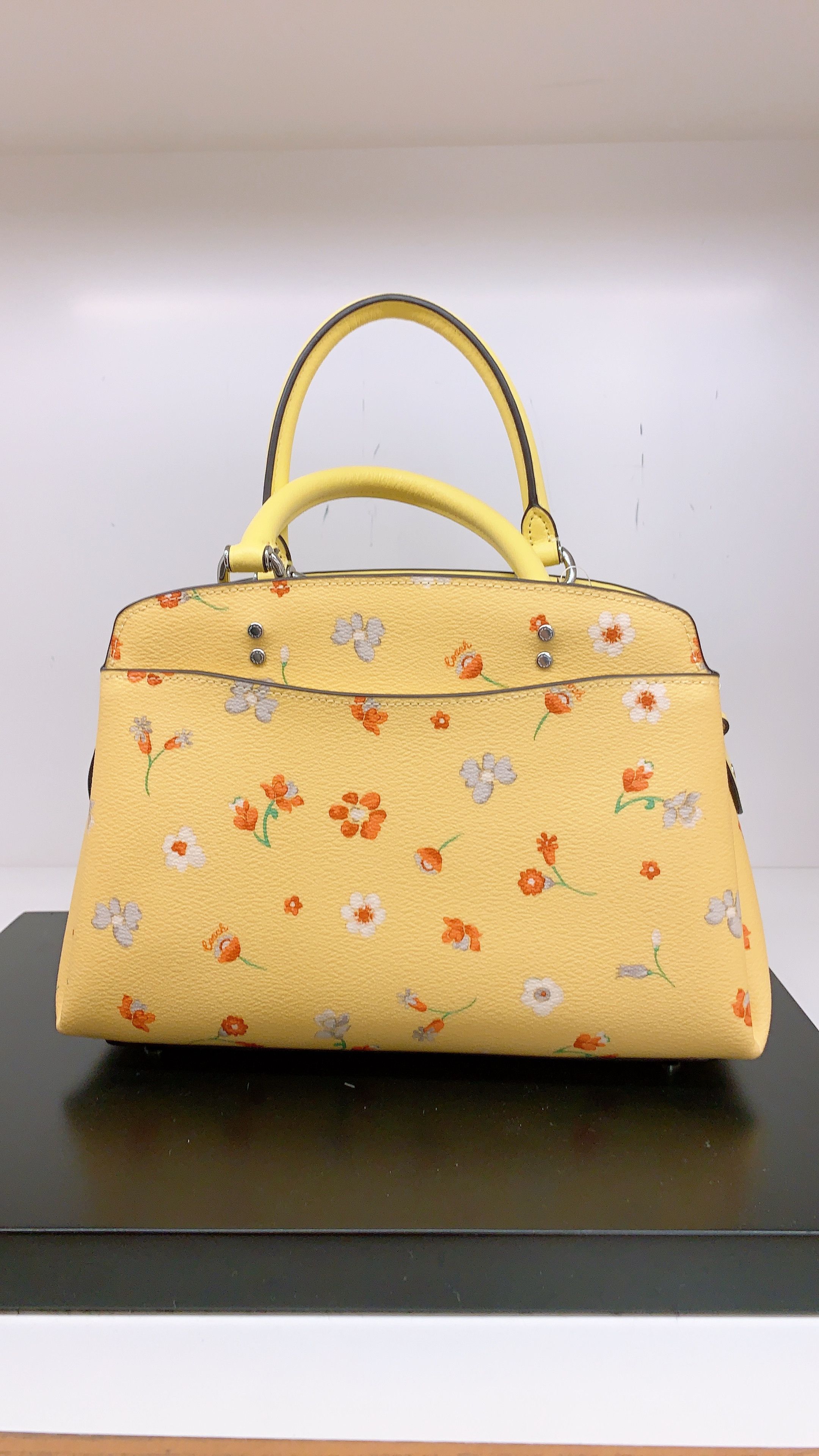 COACH C8216 MINI LILLIE buy CARRYALL WITH MYSTICAL FLORAL PRINT IN YELLOW MULTI