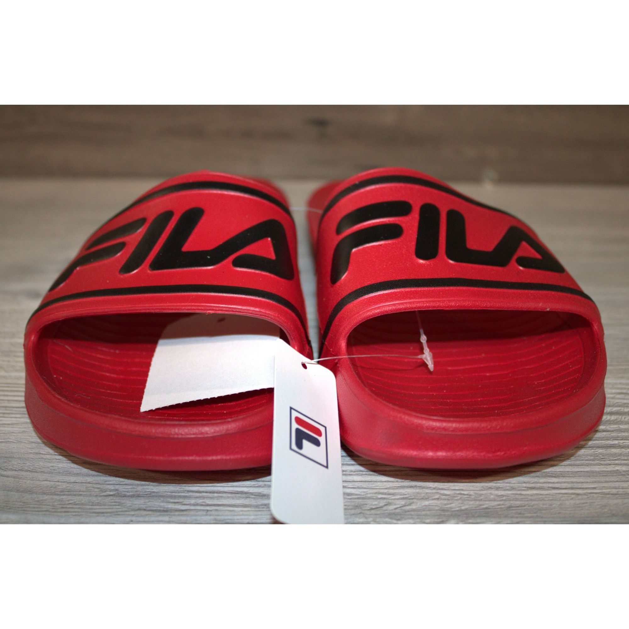 Fila NWT Men s Fila Fred Red Slides size 10 Grailed