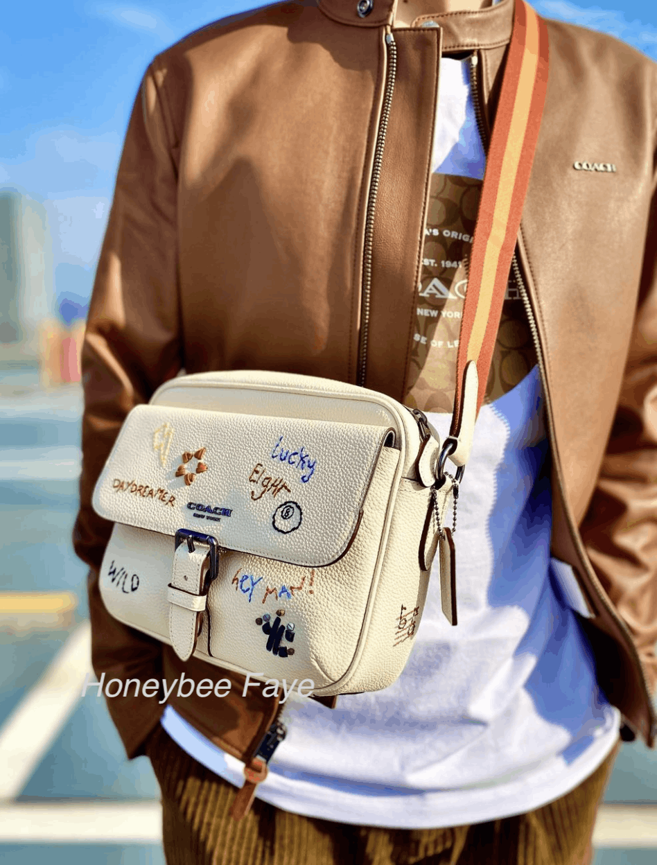 Coach Hudson Crossbody With Diary Embroidery Limited Edition