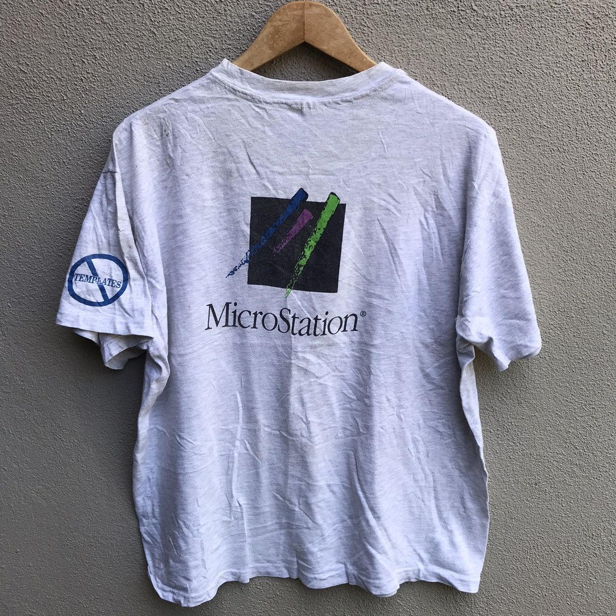 Vintage Vintage 90s GEOPAK microstation tech sofware microsoft tee Size US XL / EU 56 / 4 - 3 Thumbnail