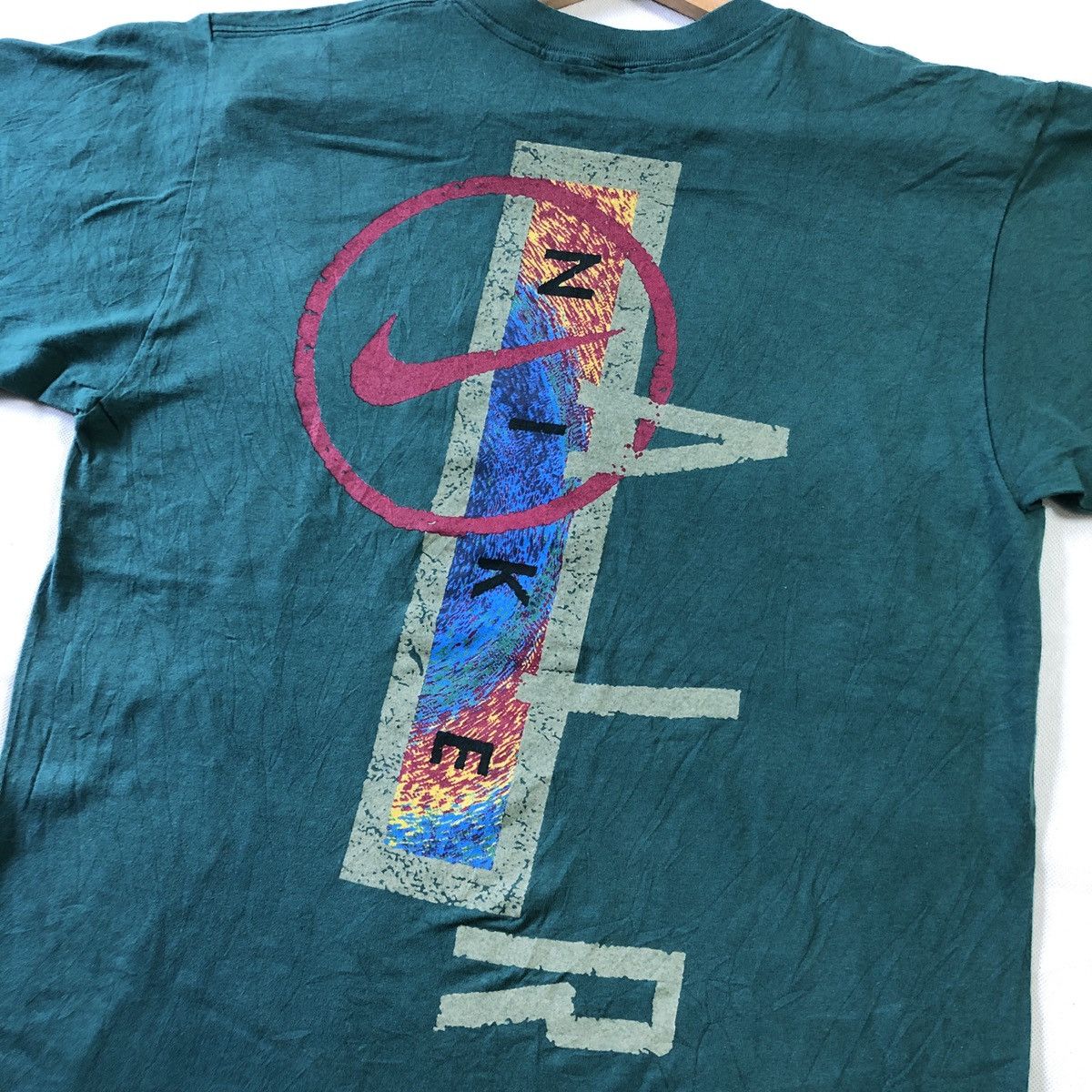 Vintage Vintage 90s Nike Air Center Swoosh Tee Size US M / EU 48-50 / 2 - 4 Thumbnail