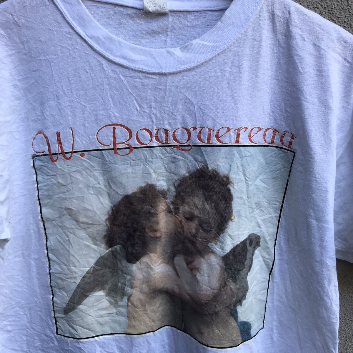Vintage Baby kiss ANGEL art tee Size US M / EU 48-50 / 2 - 3 Thumbnail