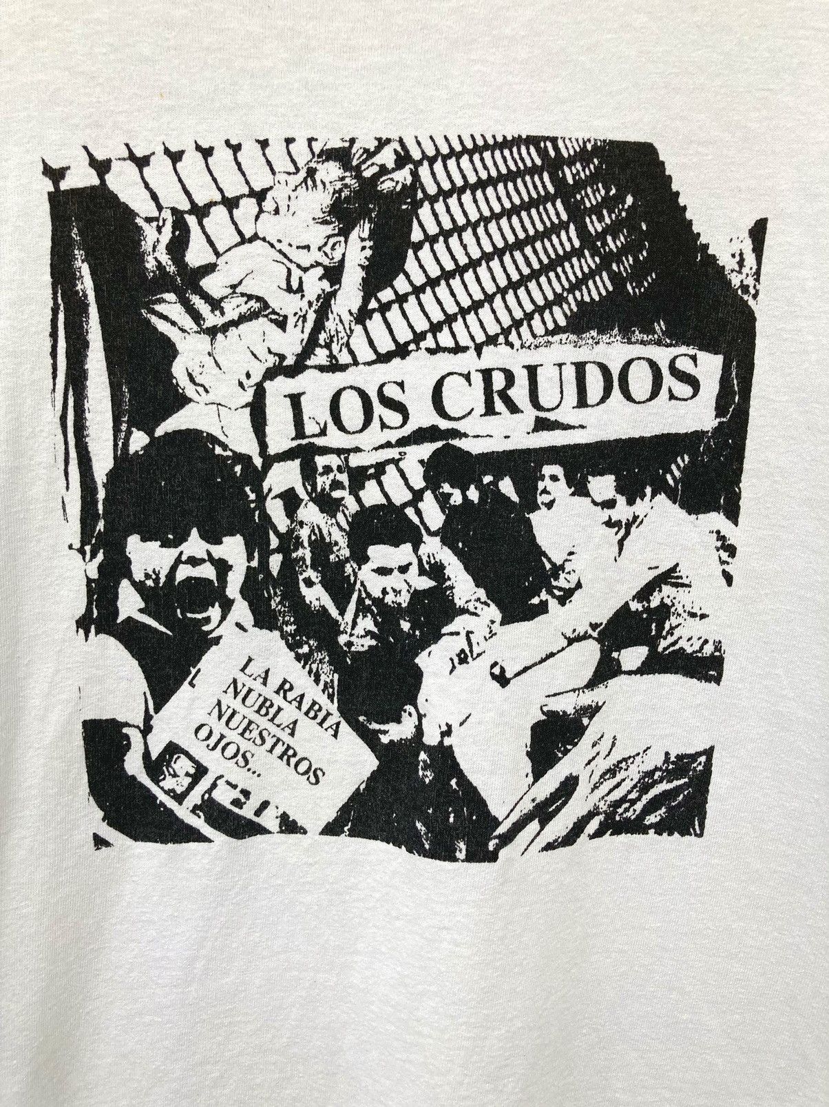 Band Tees × Vintage Vintage Los Crudos Band Tees Size US S / EU 44-46 / 1 - 2 Thumbnail