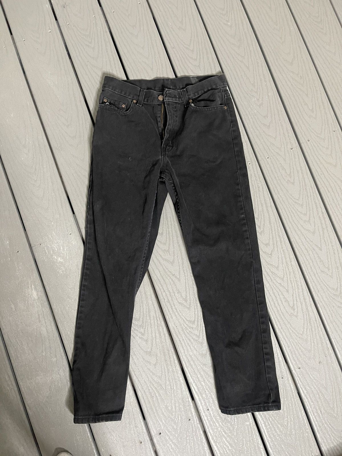 Vintage Vintage Dark Washed Denim Jeans Size US 30 / EU 46 - 3 Thumbnail