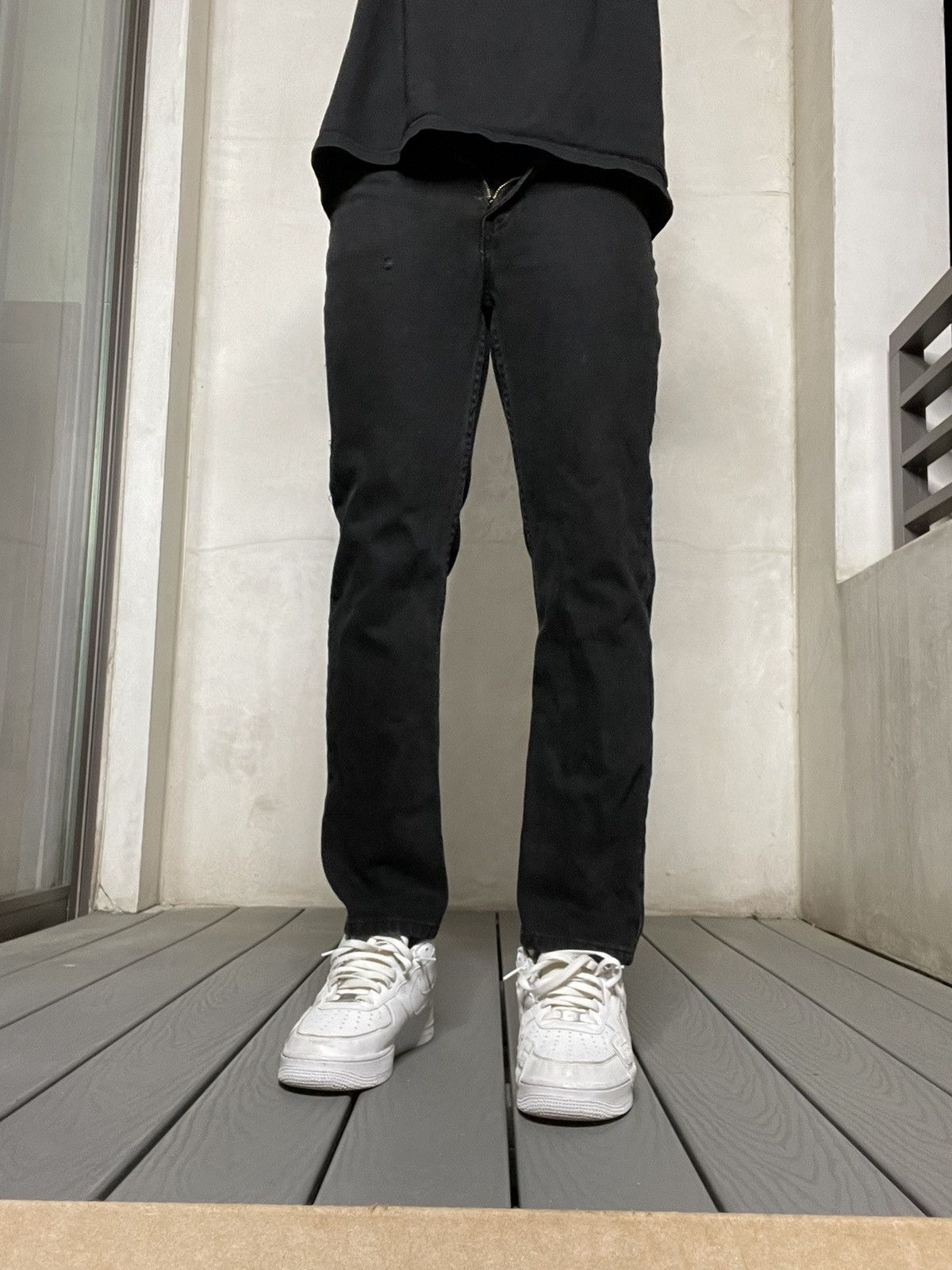 Vintage Vintage Dark Washed Denim Jeans Size US 30 / EU 46 - 2 Thumbnail
