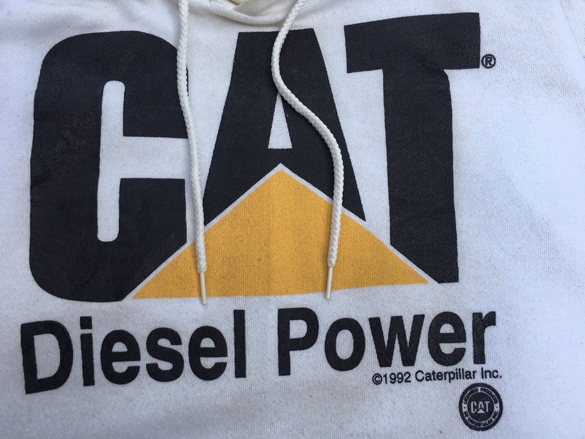 Caterpillar Rare Vintage 90s CAT Biglogo Spellout Hoodie/Sweater Size US L / EU 52-54 / 3 - 8 Thumbnail