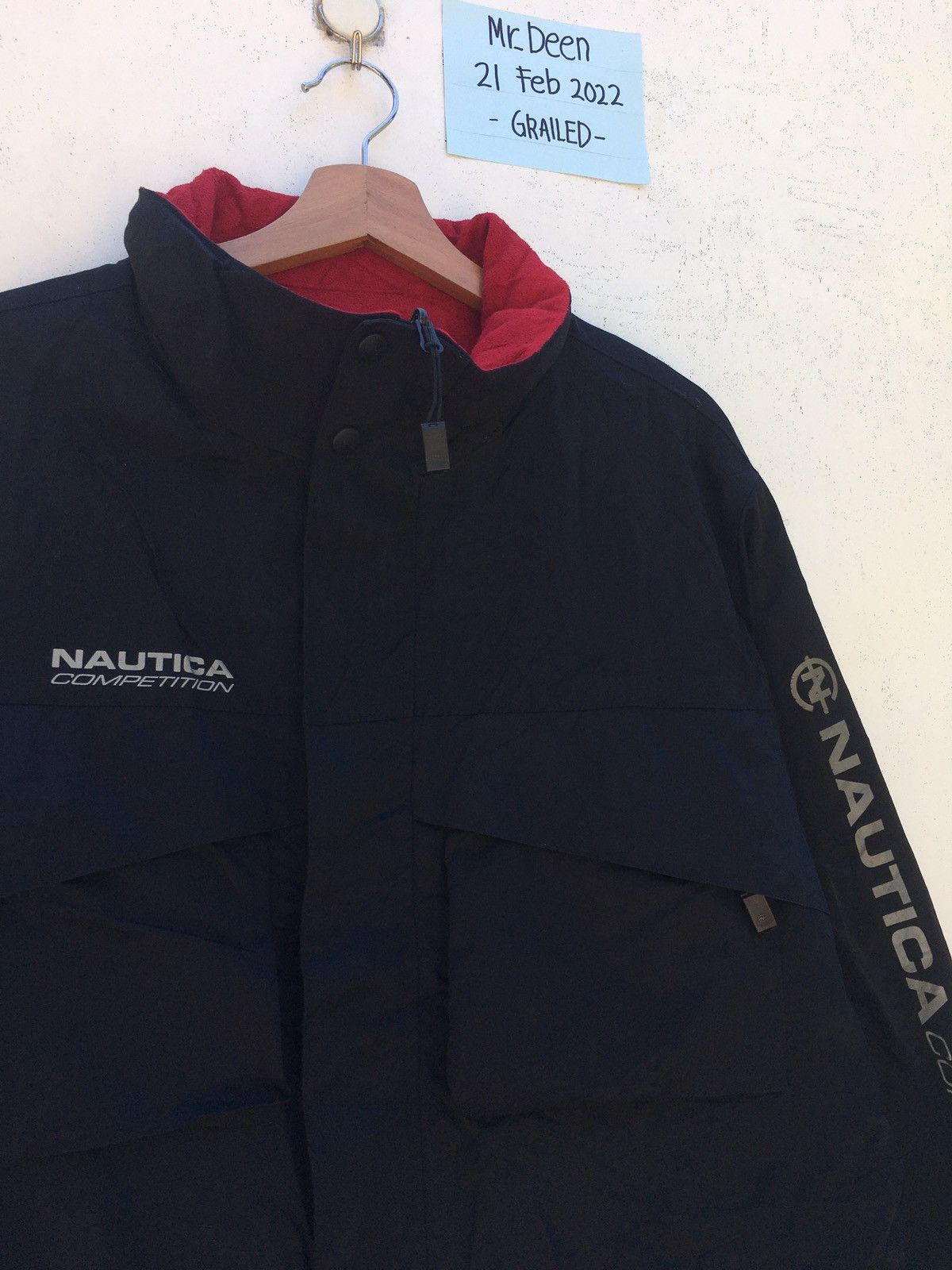 Nautica Rare Nautica Double Layer Reversible Jacket/Windbreaker Size US L / EU 52-54 / 3 - 7 Thumbnail