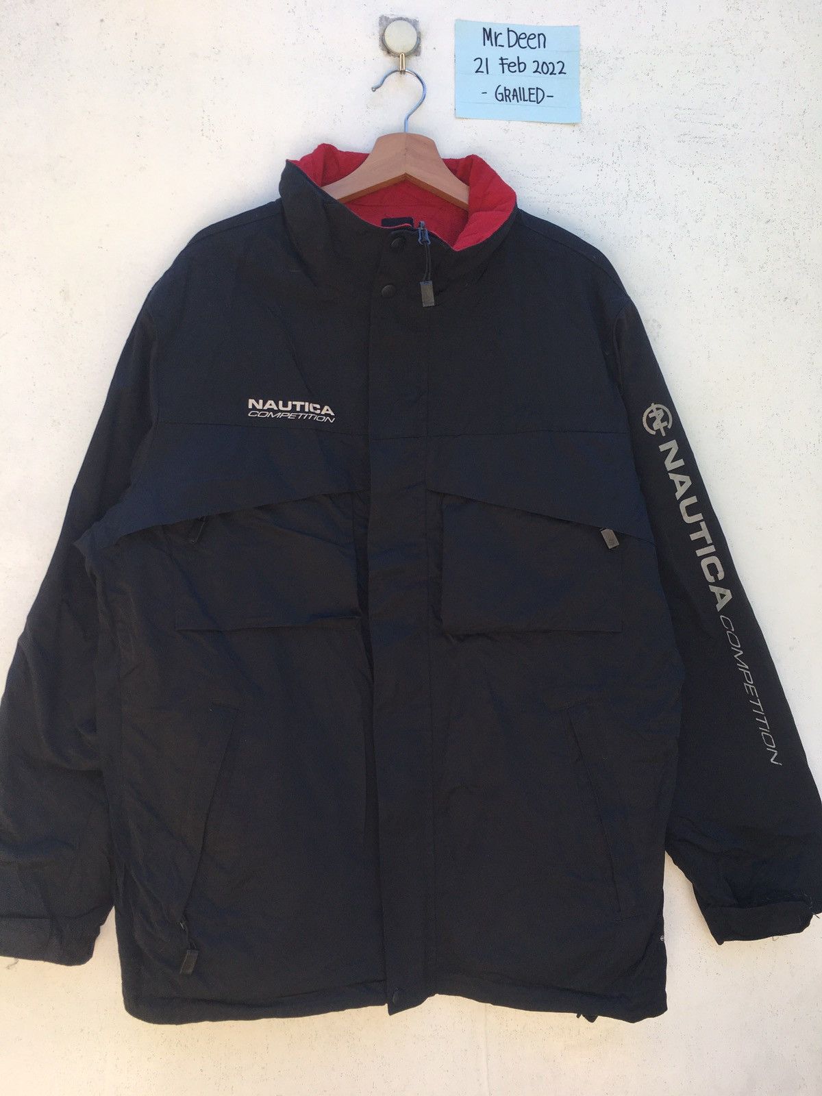 Nautica Rare Nautica Double Layer Reversible Jacket/Windbreaker Size US L / EU 52-54 / 3 - 4 Thumbnail
