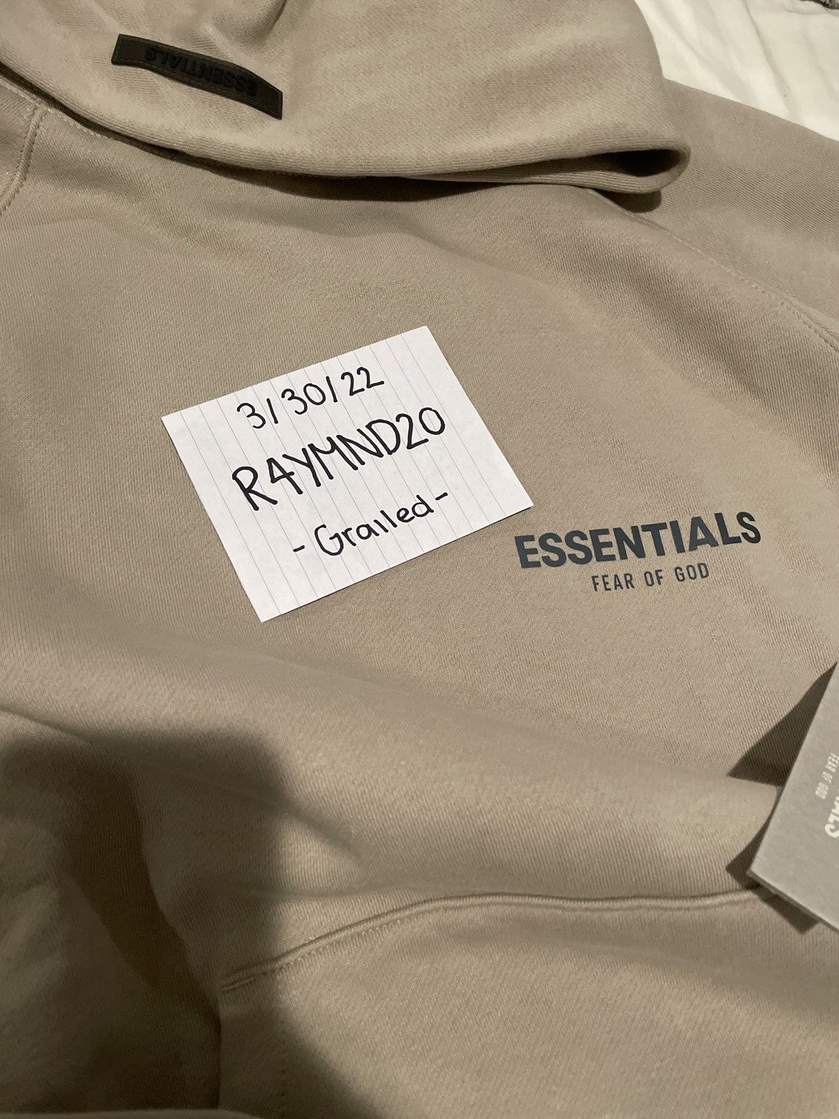 Fear of God Fear Of God Essentials Hoodie Tan Size US M / EU 48-50 / 2 - 5 Thumbnail