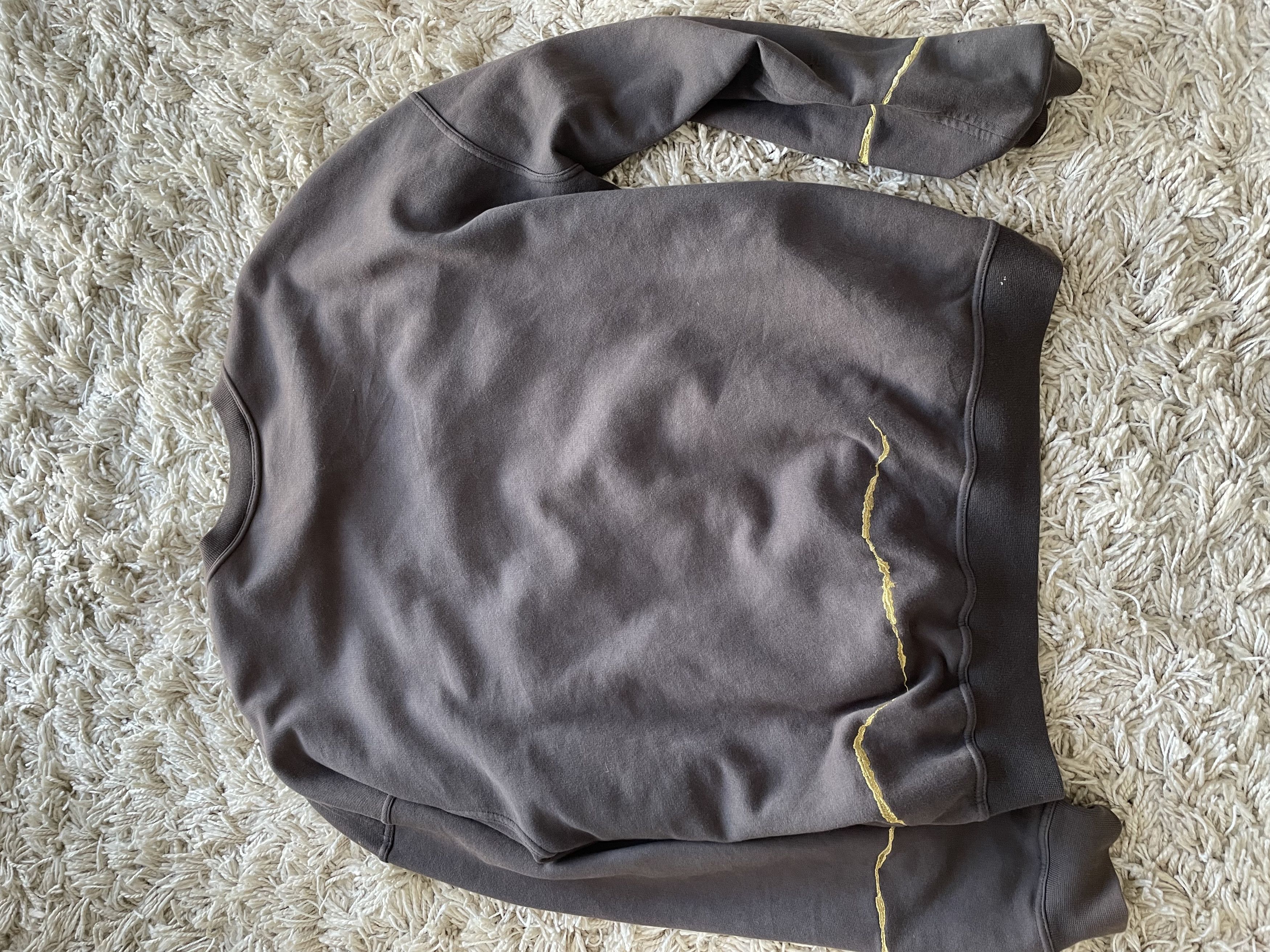 Haider Ackermann Gold Embroidery Sweater Size US XXS / EU 40 - 4 Thumbnail