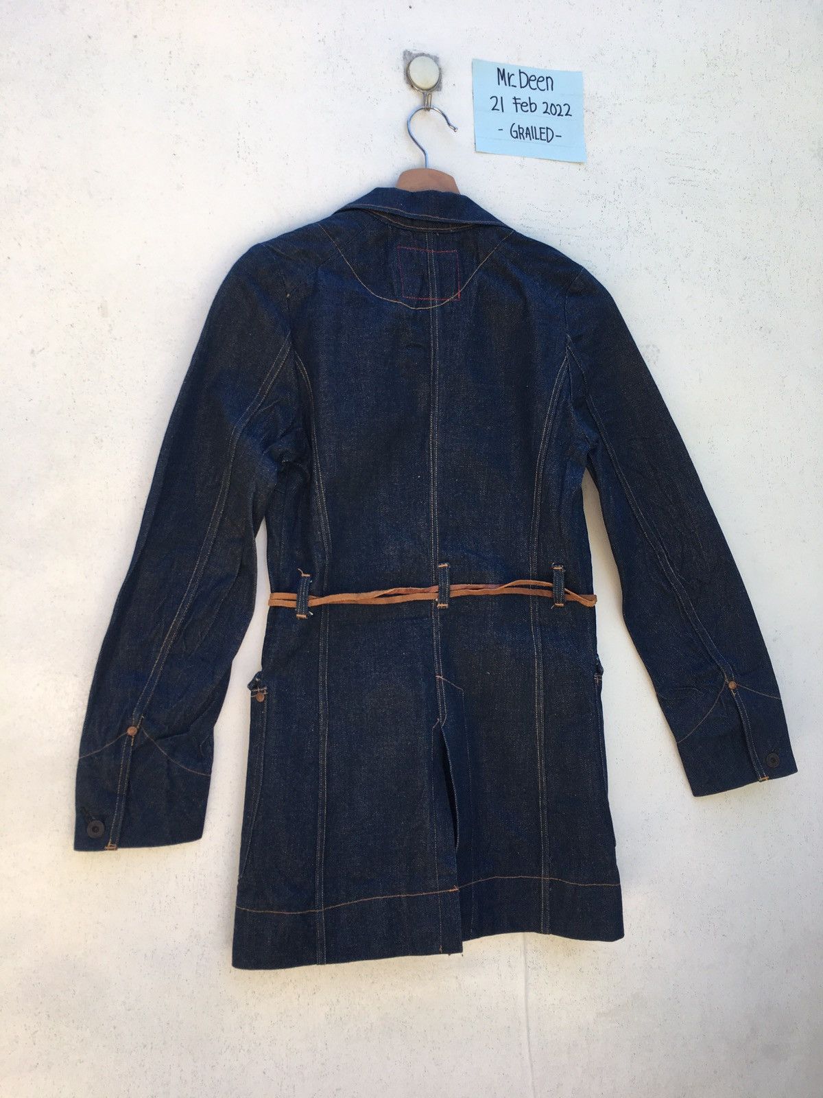 Levi's Rare Vintage Levi’s Long Denim Jacket Size US XS / EU 42 / 0 - 17 Thumbnail