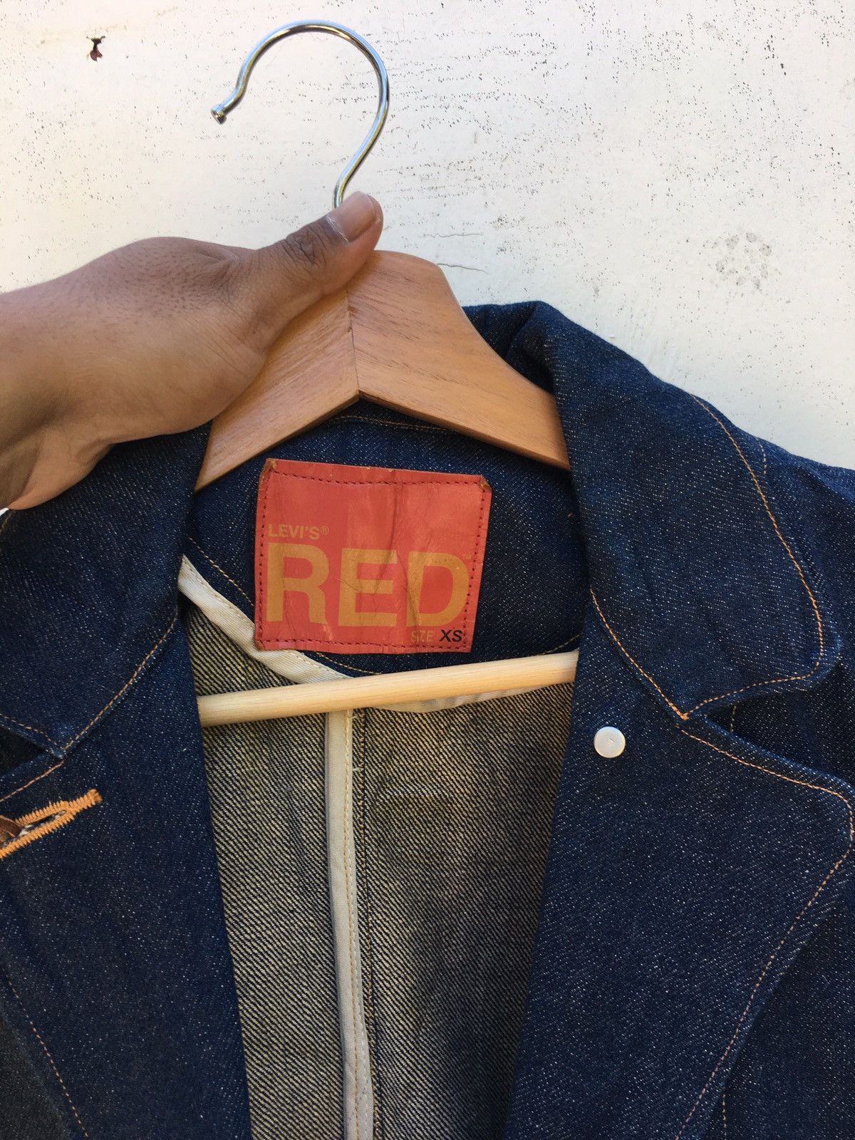 Levi's Rare Vintage Levi’s Long Denim Jacket Size US XS / EU 42 / 0 - 10 Thumbnail
