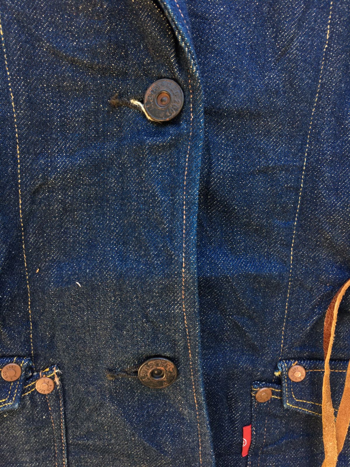 Levi's Rare Vintage Levi’s Long Denim Jacket Size US XS / EU 42 / 0 - 7 Thumbnail