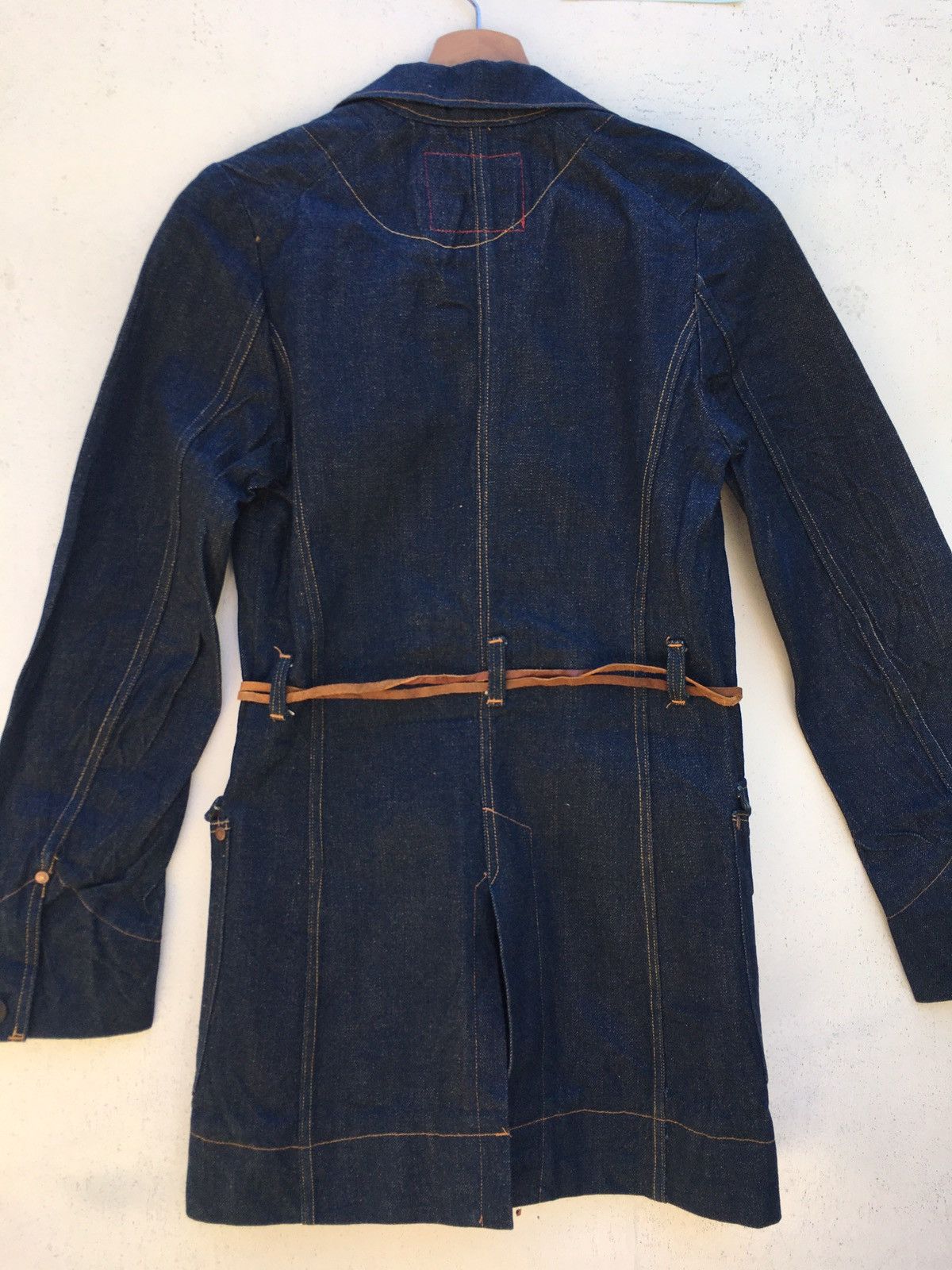 Levi's Rare Vintage Levi’s Long Denim Jacket Size US XS / EU 42 / 0 - 19 Thumbnail