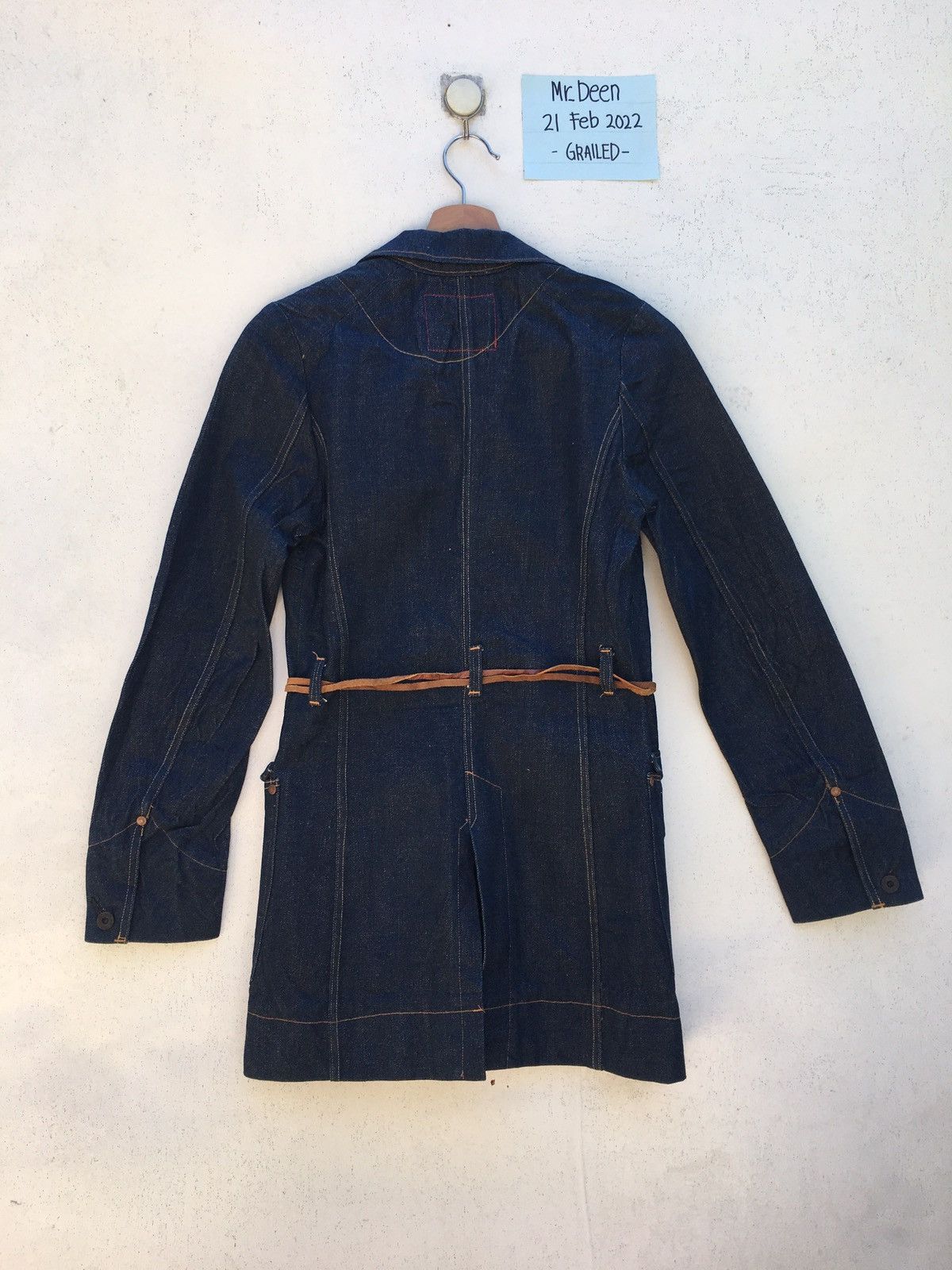 Levi's Rare Vintage Levi’s Long Denim Jacket Size US XS / EU 42 / 0 - 16 Thumbnail