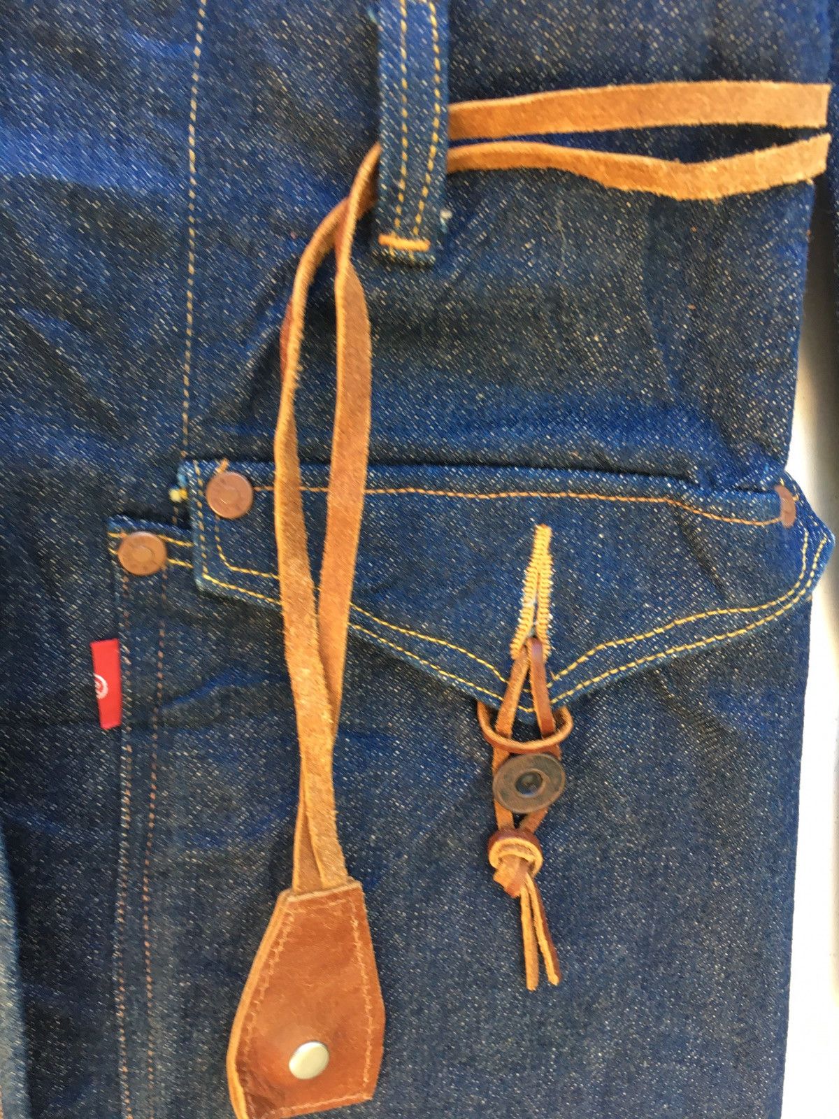 Levi's Rare Vintage Levi’s Long Denim Jacket Size US XS / EU 42 / 0 - 6 Thumbnail