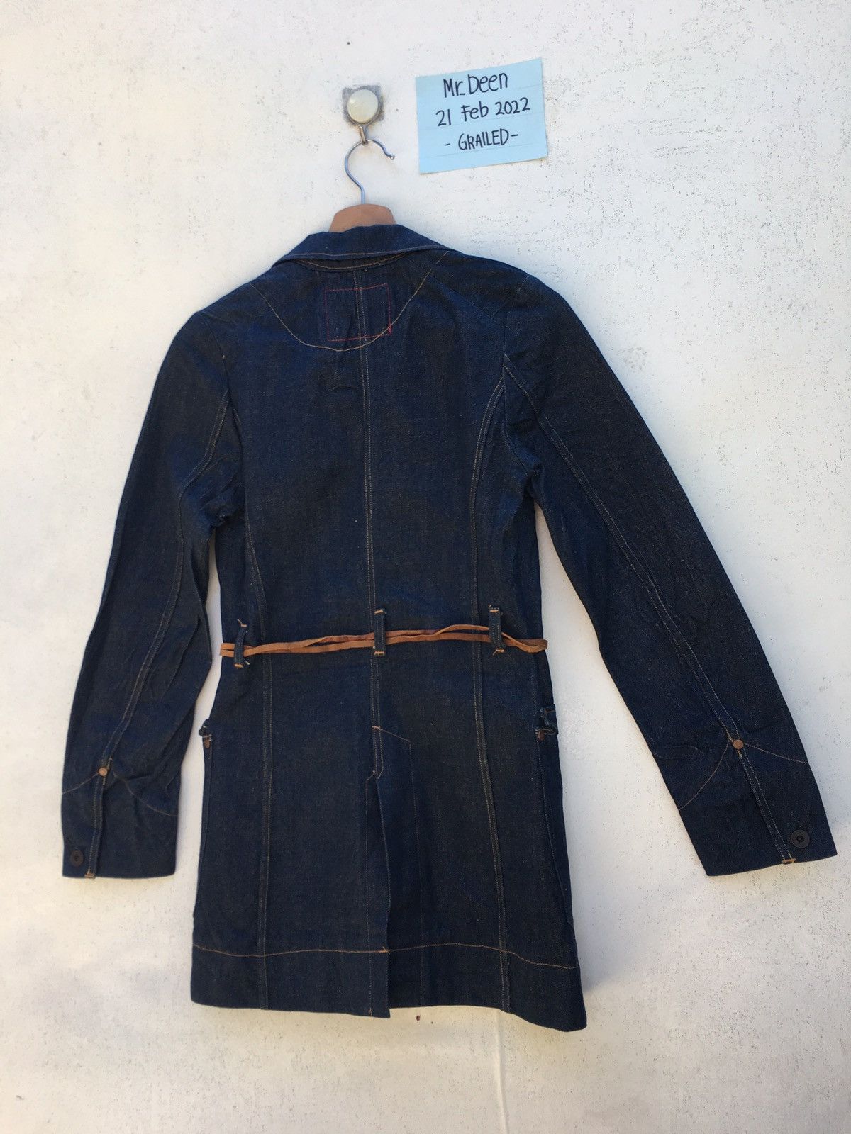 Levi's Rare Vintage Levi’s Long Denim Jacket Size US XS / EU 42 / 0 - 18 Thumbnail