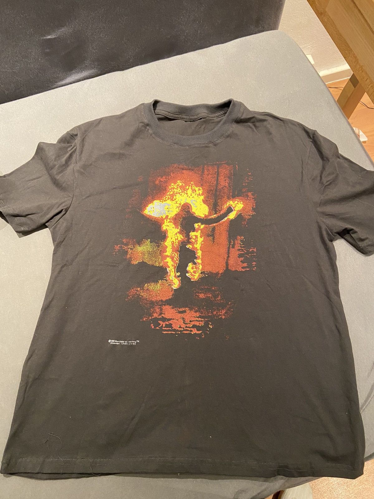 Band Tees Rammstein Shirt Burning Man | Grailed